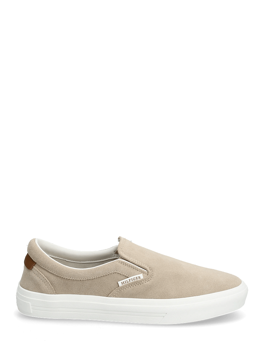 Tommy Hilfiger - TH VULC CUP SLIP ON DESIGN - baskets slip-ons - sandalwood - 1