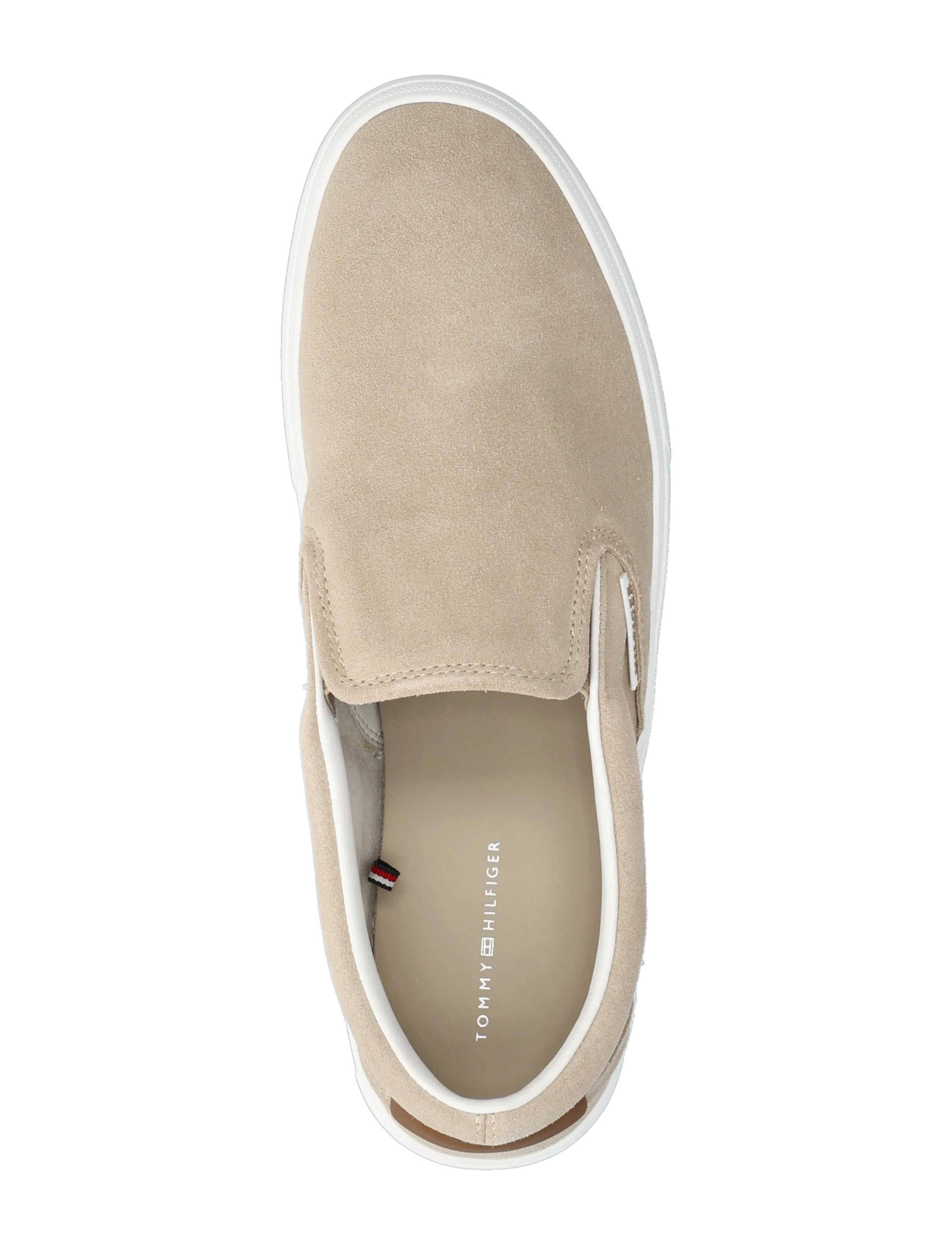 Tommy Hilfiger - TH VULC CUP SLIP ON DESIGN - slip on sneakers - sandalwood - 3