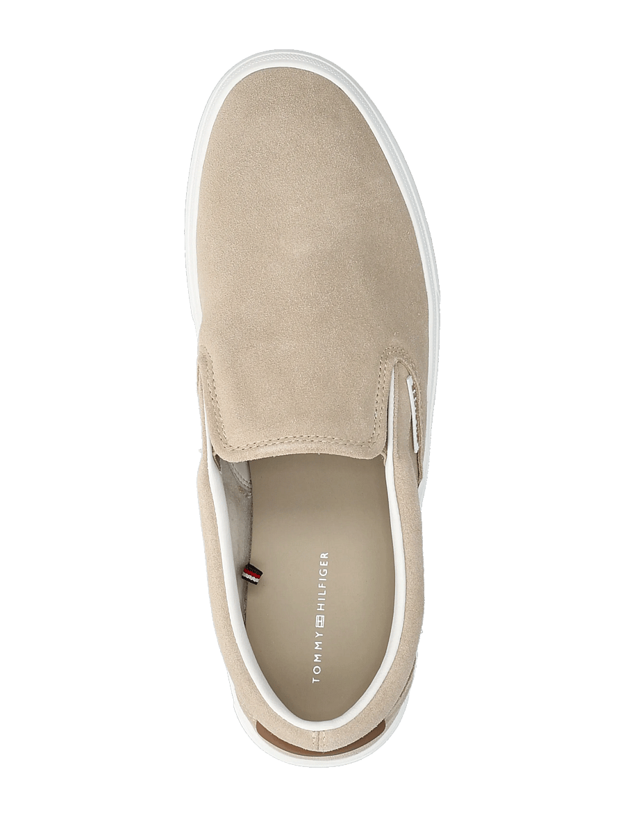 Tommy Hilfiger - TH VULC CUP SLIP ON DESIGN - baskets slip-ons - sandalwood - 3