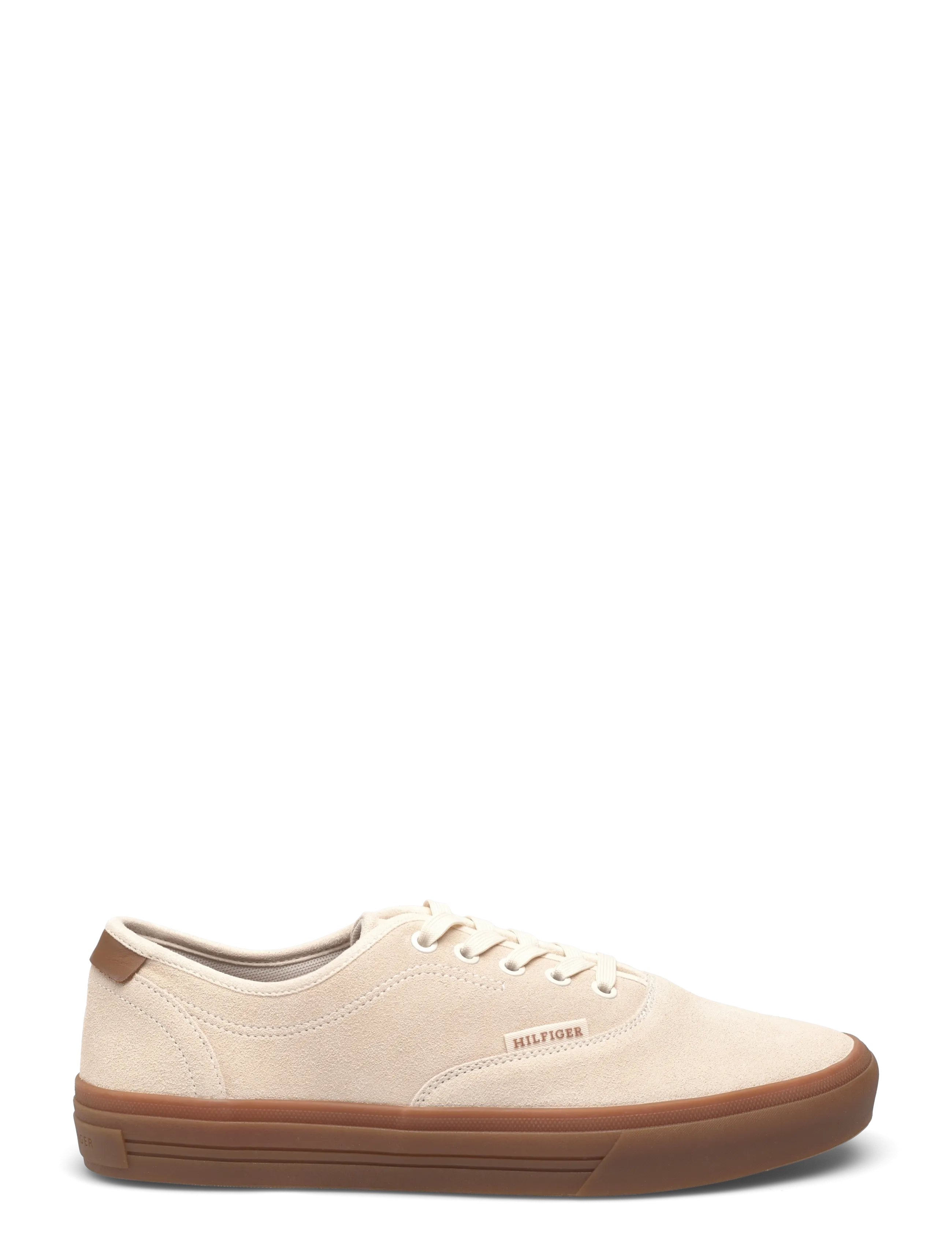 Tommy Hilfiger - TH VULC CUP SUEDE - lave sneakers - soft cream - 1