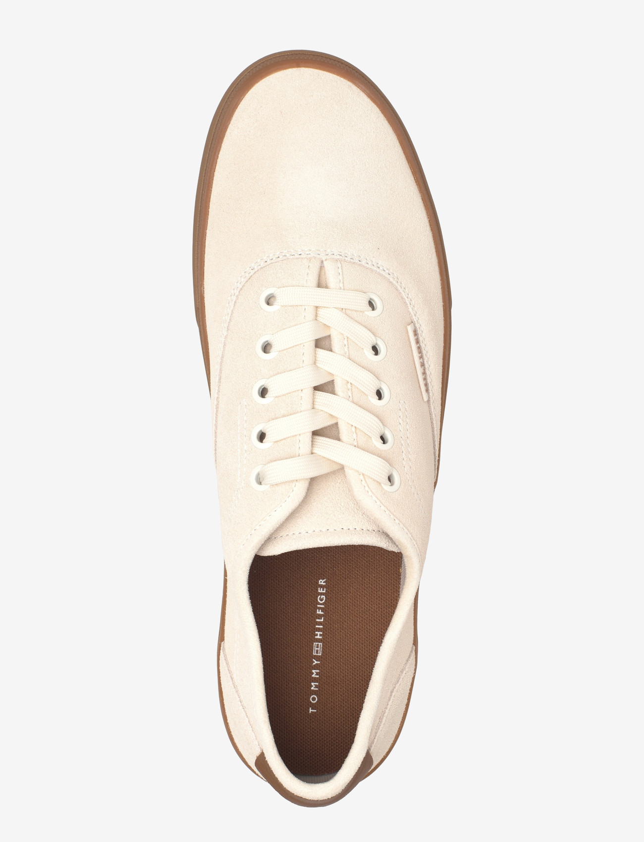 Tommy Hilfiger - TH VULC CUP SUEDE - lave sneakers - soft cream - 3