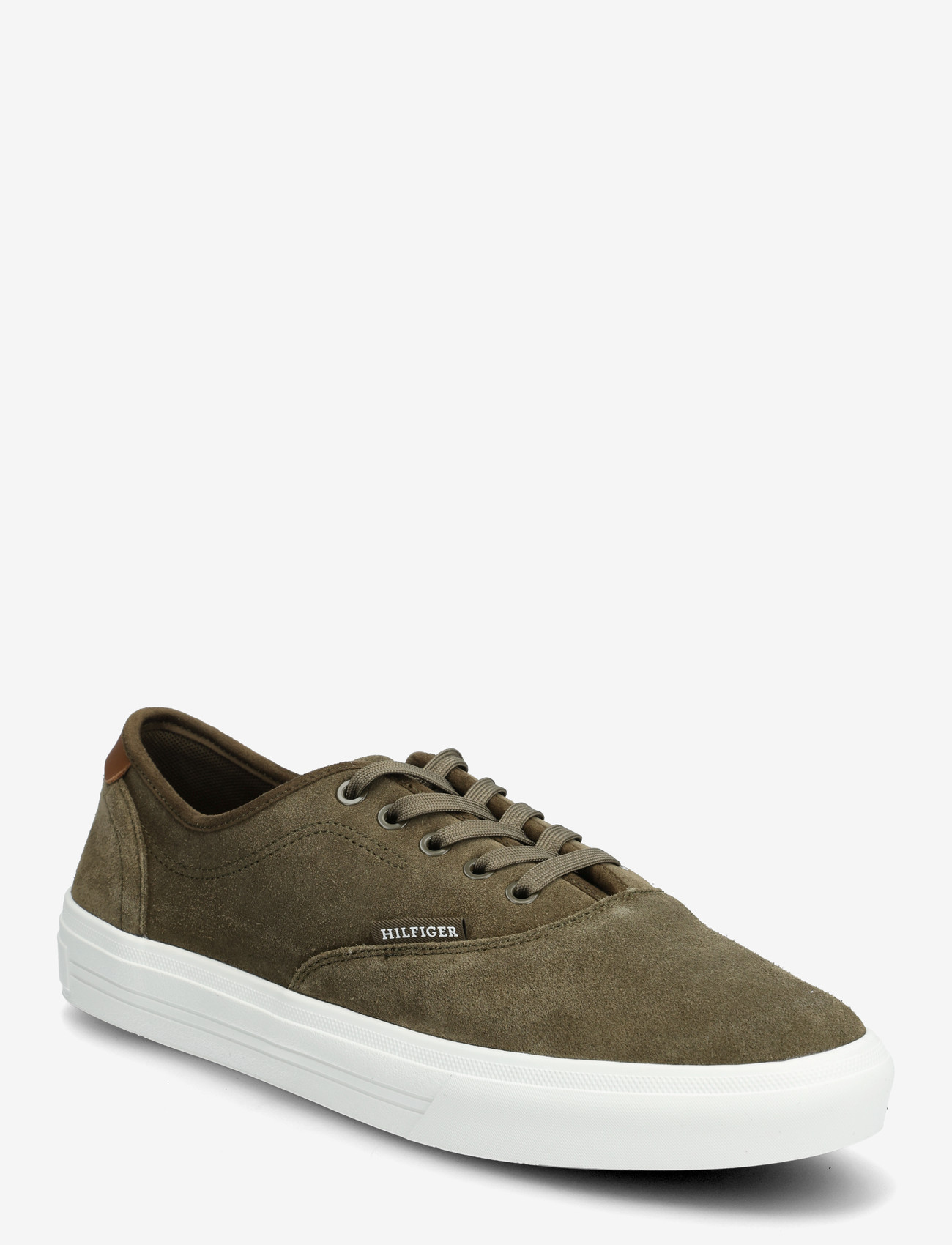 Tommy Hilfiger - TH VULC CUP SUEDE - lave sneakers - willow green - 0