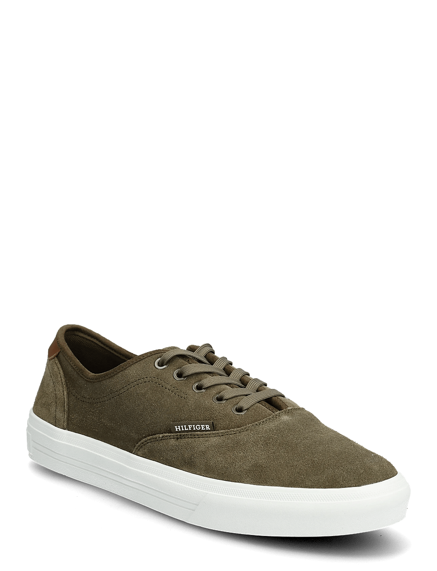 Tommy Hilfiger - TH VULC CUP SUEDE - lave sneakers - willow green - 0