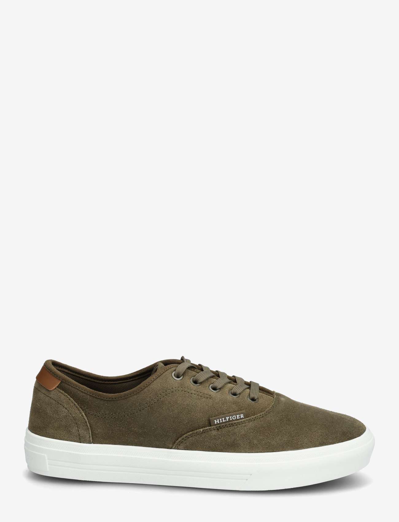 Tommy Hilfiger - TH VULC CUP SUEDE - lave sneakers - willow green - 1