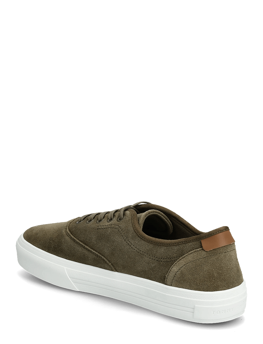 Tommy Hilfiger - TH VULC CUP SUEDE - lave sneakers - willow green - 2