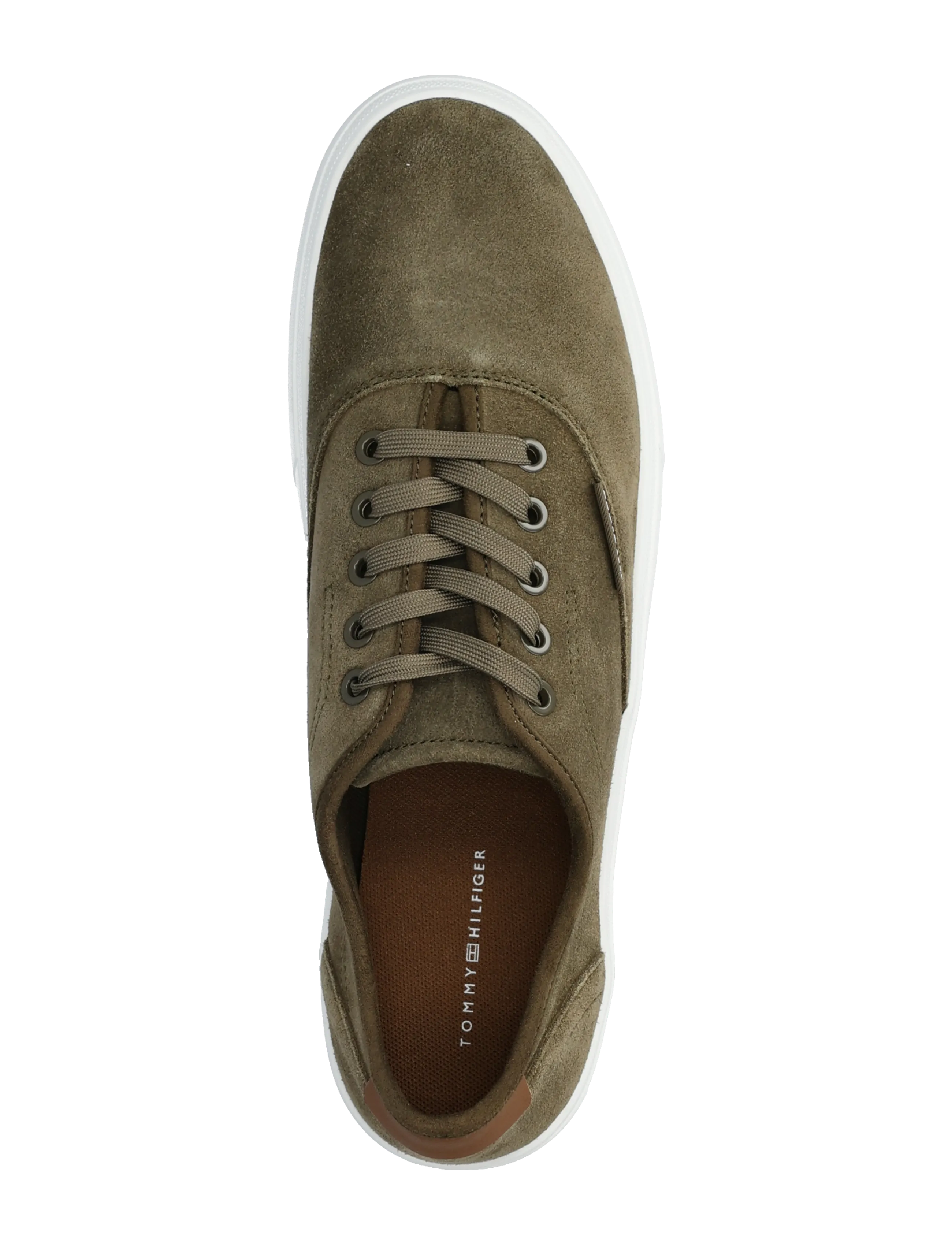 Tommy Hilfiger - TH VULC CUP SUEDE - madala säärega tossud - willow green - 3