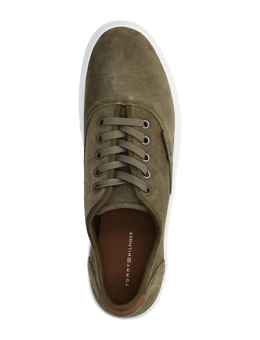 Tommy Hilfiger - TH VULC CUP SUEDE - lave sneakers - willow green - 3