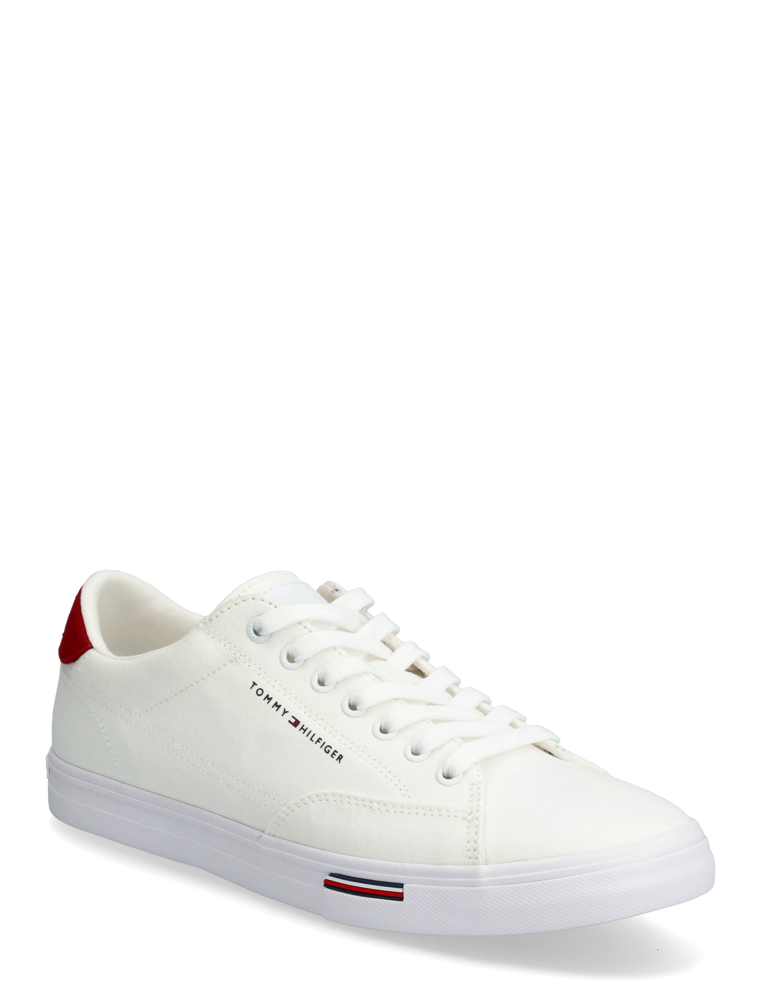 Tommy Hilfiger VULC CORE RWB LONG LACE CVS - Sko - WHITE / white