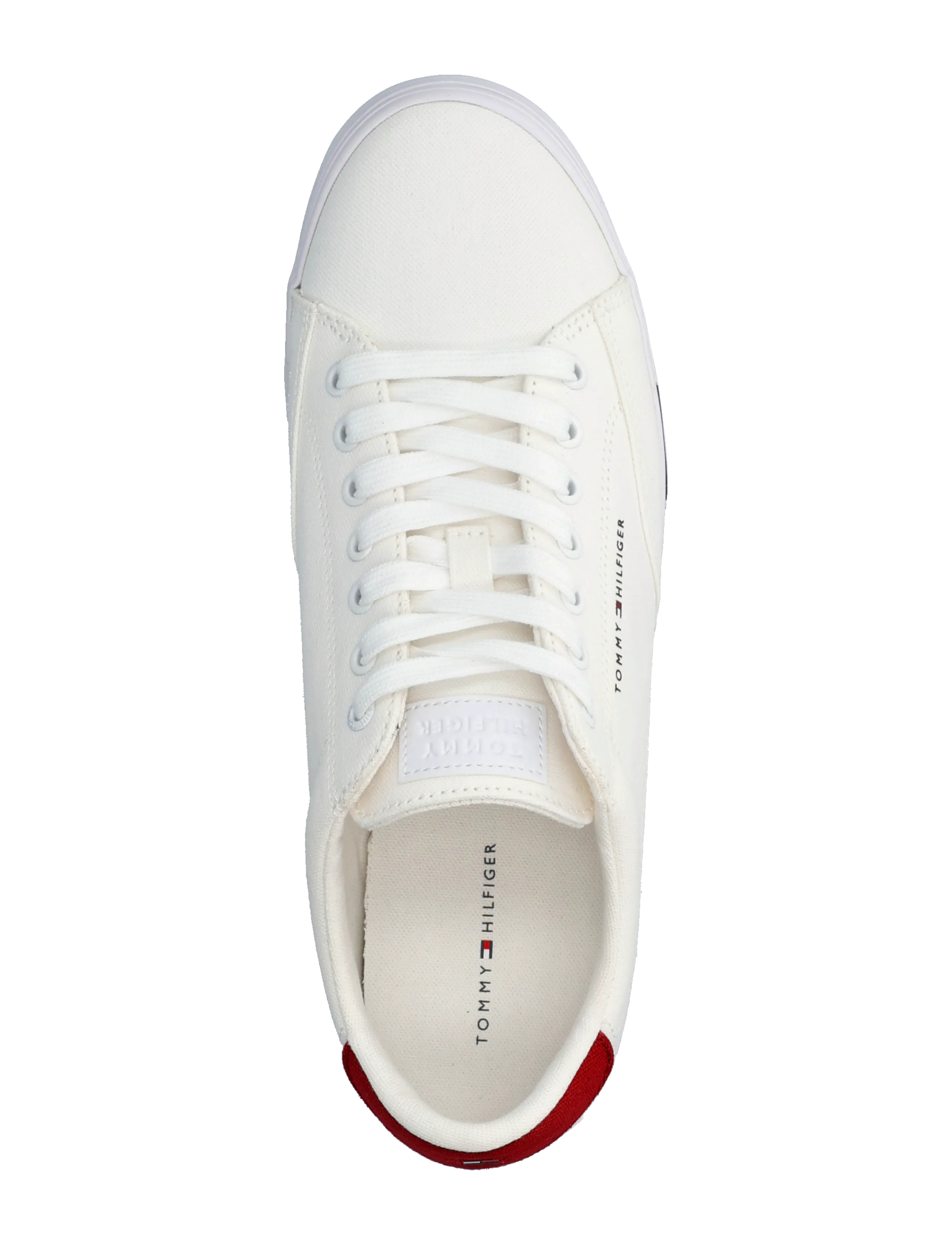 Tommy Hilfiger - VULC CORE RWB LONG LACE CVS - lave sneakers - white - 3