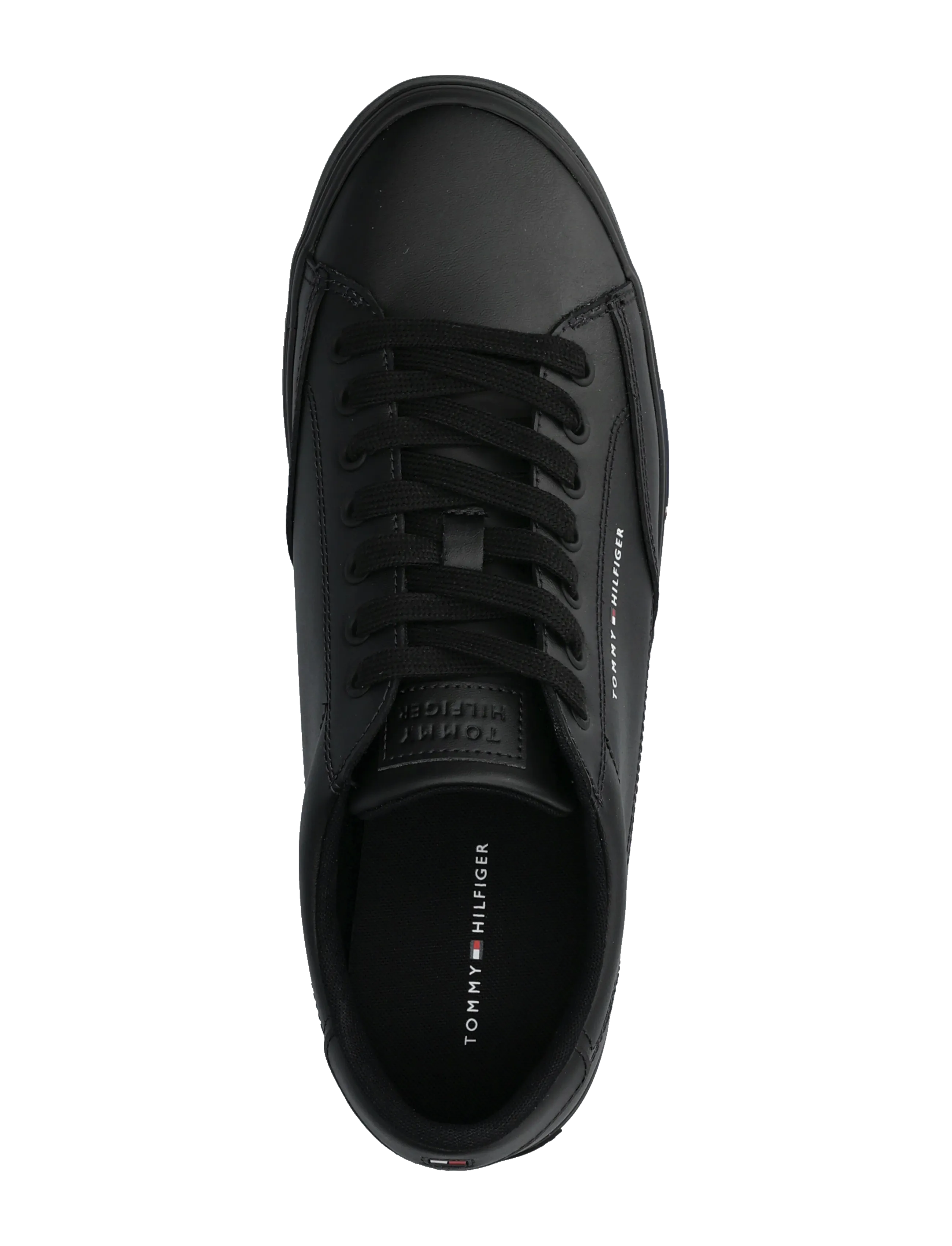 Tommy Hilfiger - VULC CORE RWB LONG LACE LTH - lave sneakers - black - 3