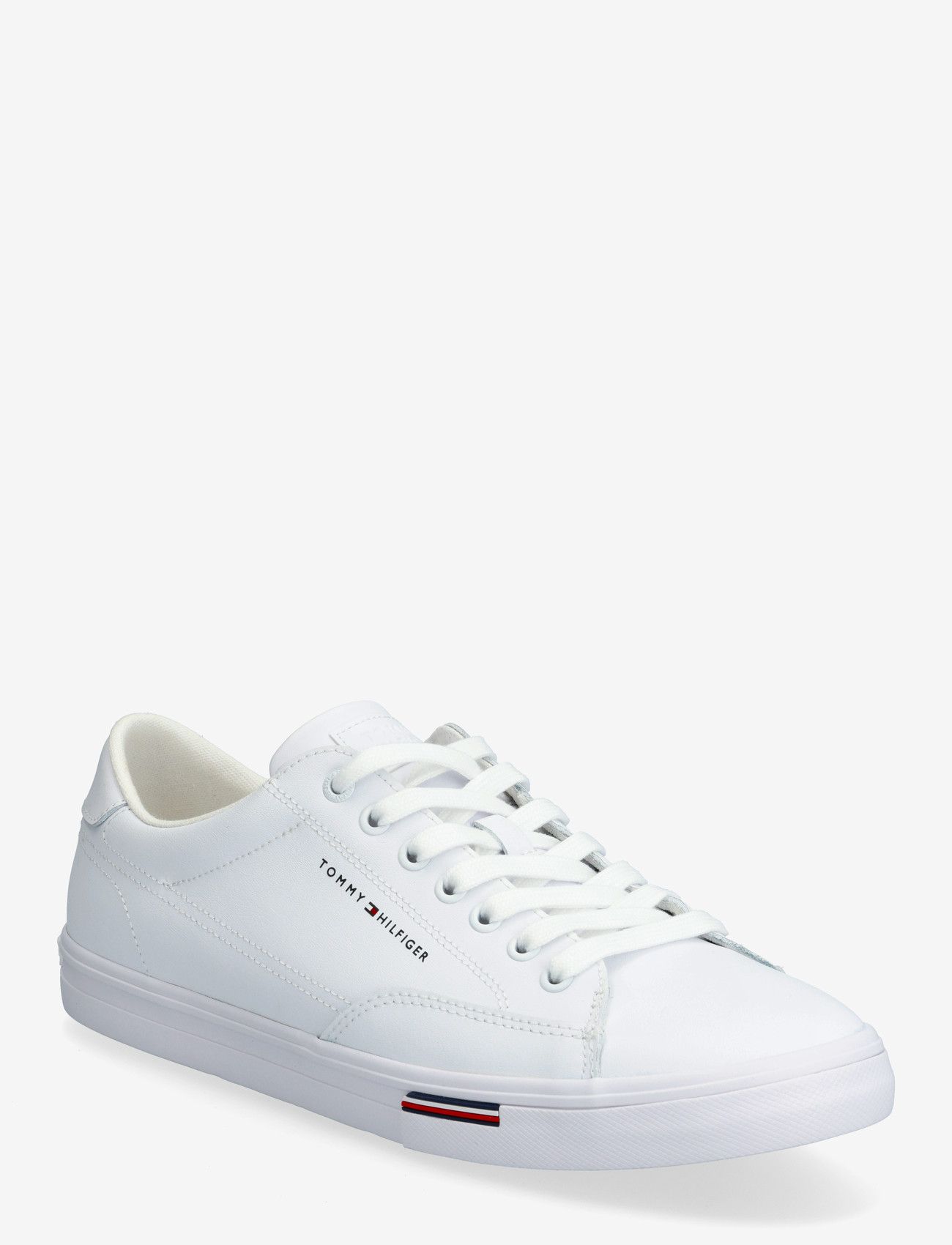 Tommy Hilfiger - VULC CORE RWB LONG LACE LTH - låga sneakers - white - 0