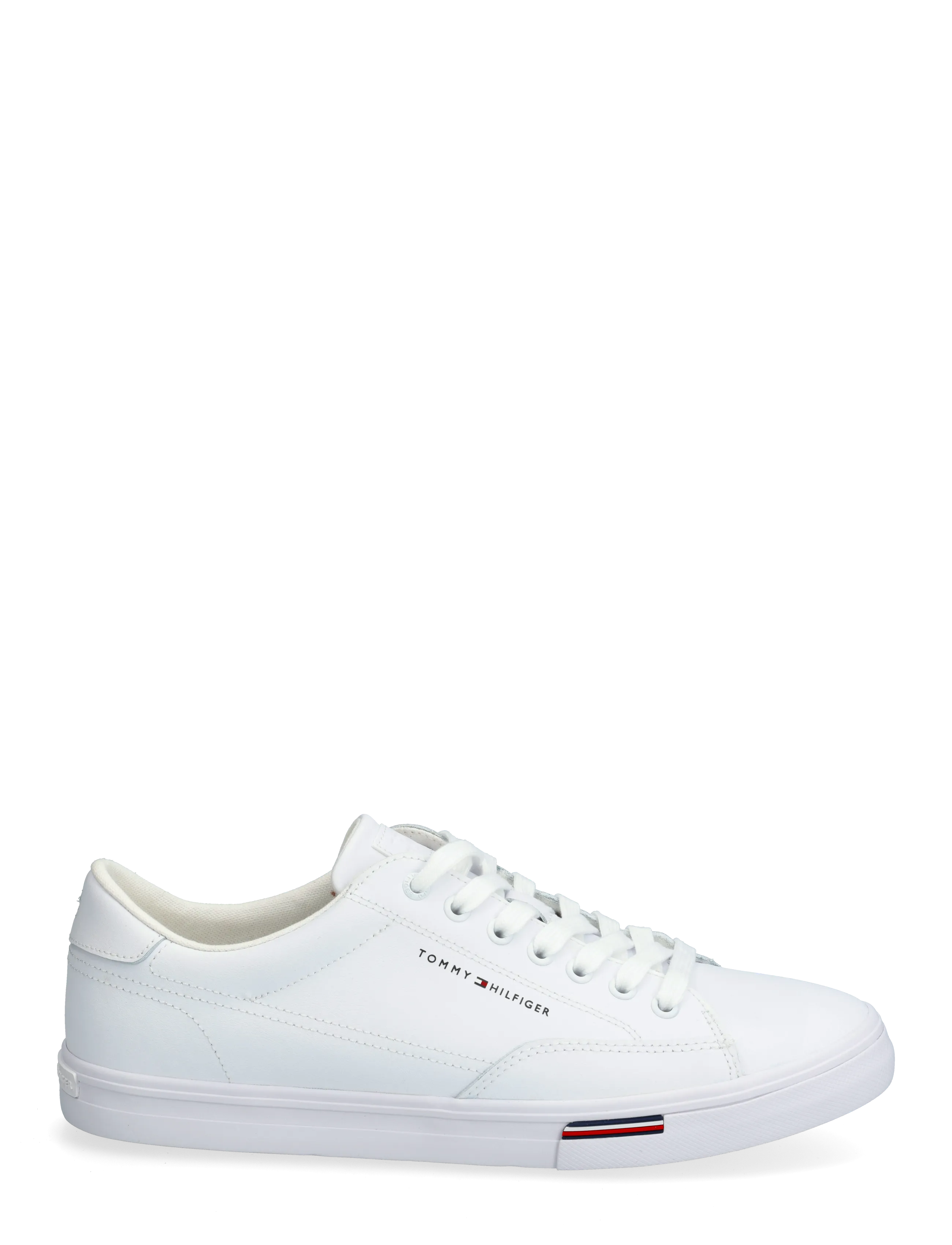 Tommy Hilfiger - VULC CORE RWB LONG LACE LTH - lave sneakers - white - 1