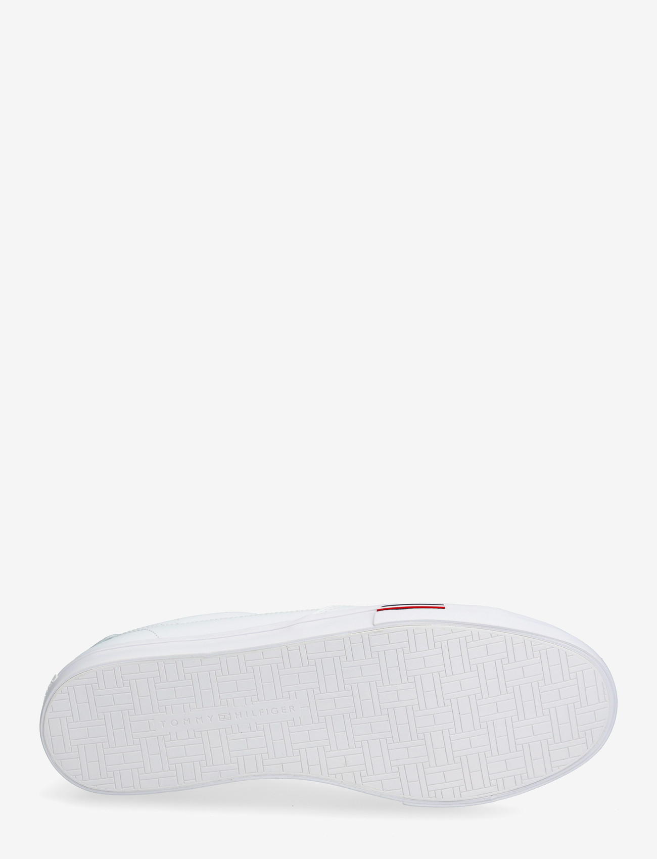 Tommy Hilfiger - VULC CORE RWB LONG LACE LTH - låga sneakers - white - 4