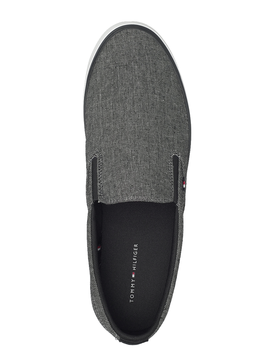 Tommy Hilfiger - HARLEM CORE II SLIP ON CHAMBRAY - jalgatorgatavad tossud - black - 3