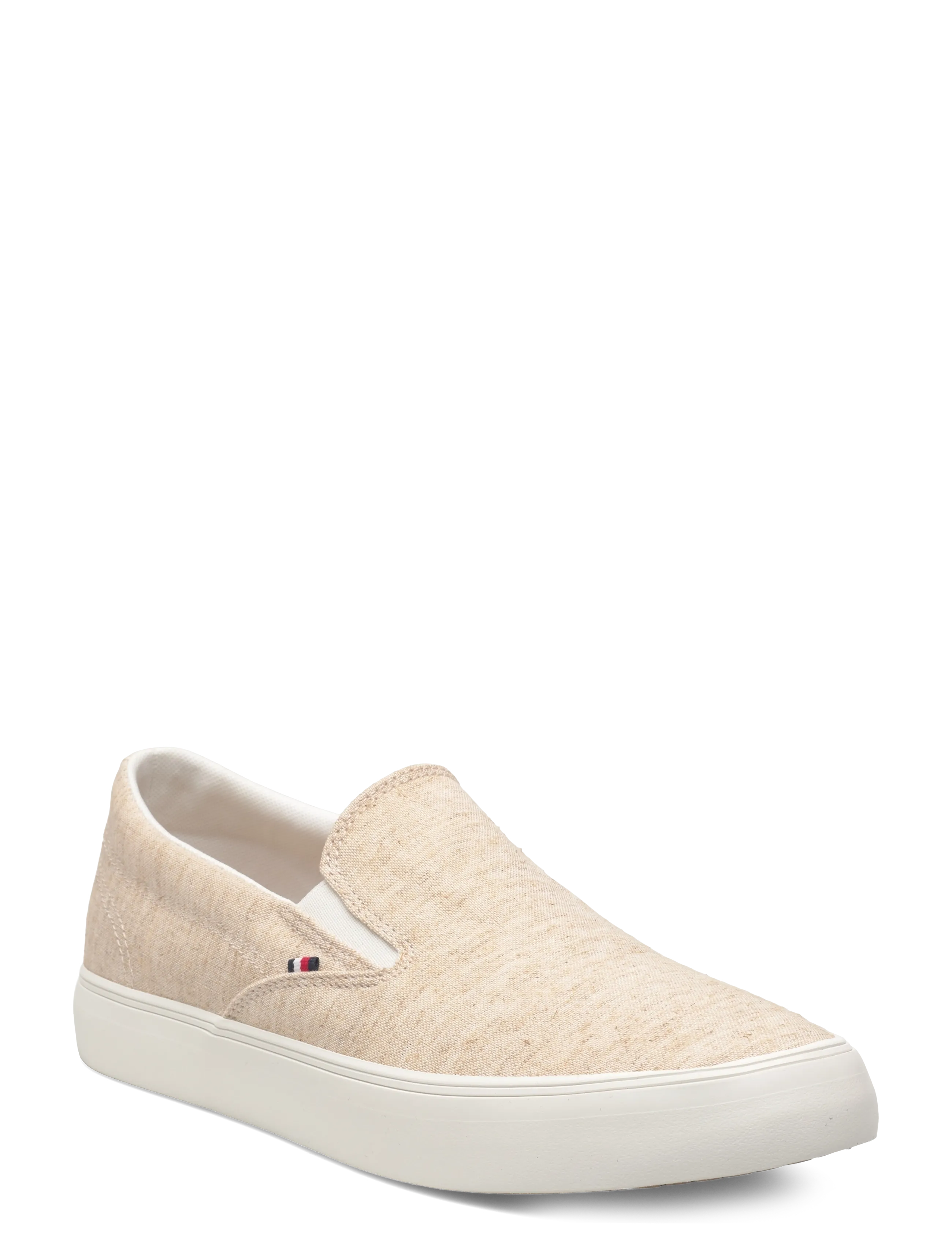 Tommy Hilfiger HARLEM CORE II SLIP ON CHAMBRAY - Slipper - ECRU / beige