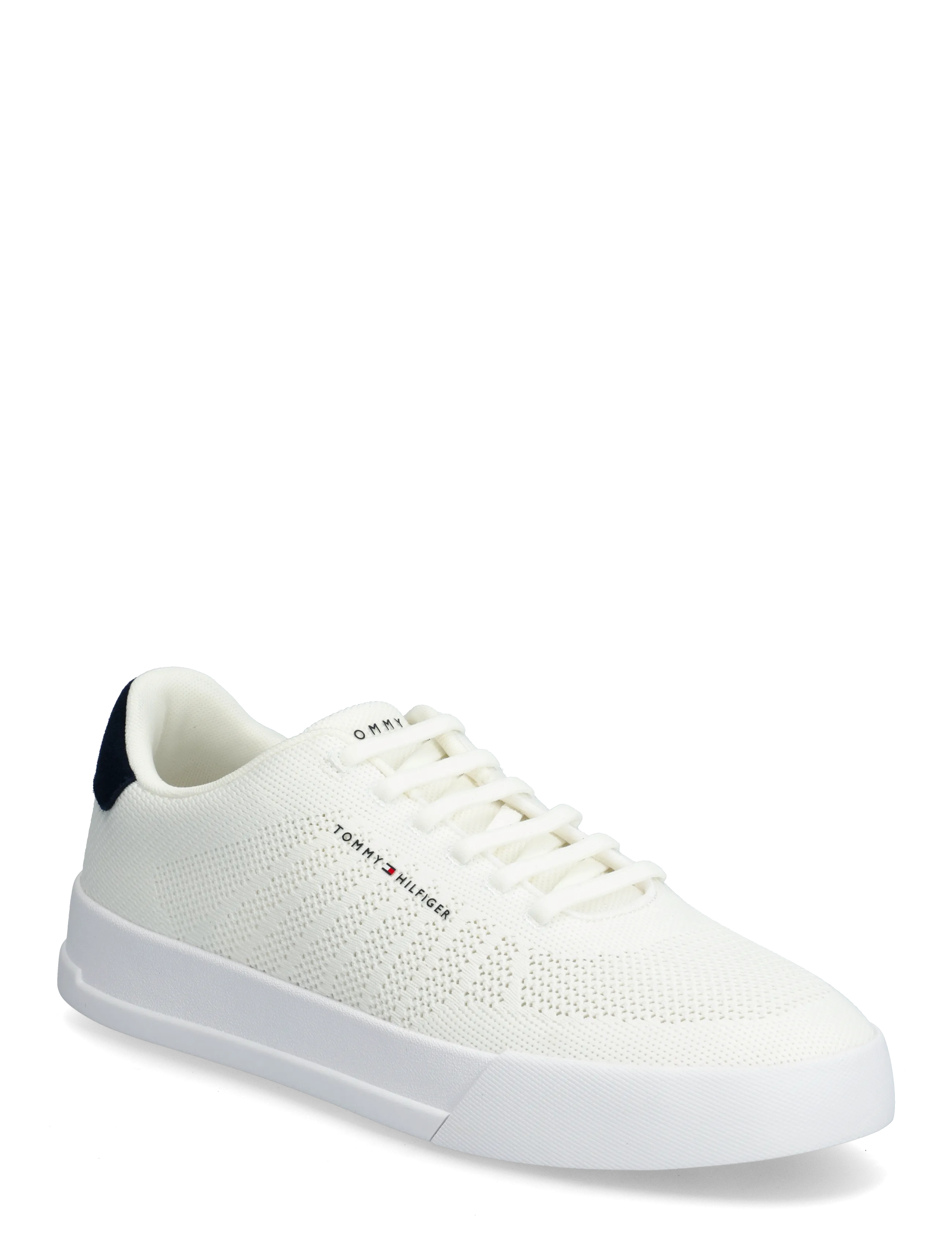 Tommy Hilfiger TH COURT KNIT - Tänavastiil - WHITE / white