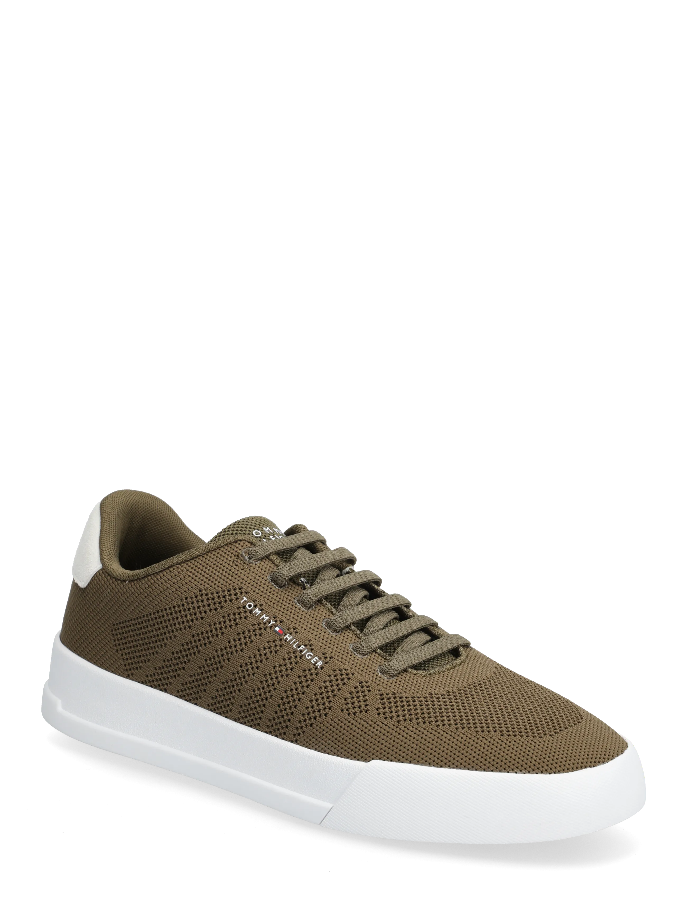 Tommy Hilfiger TH COURT KNIT - Buty - WILLOW GREEN / khaki/green