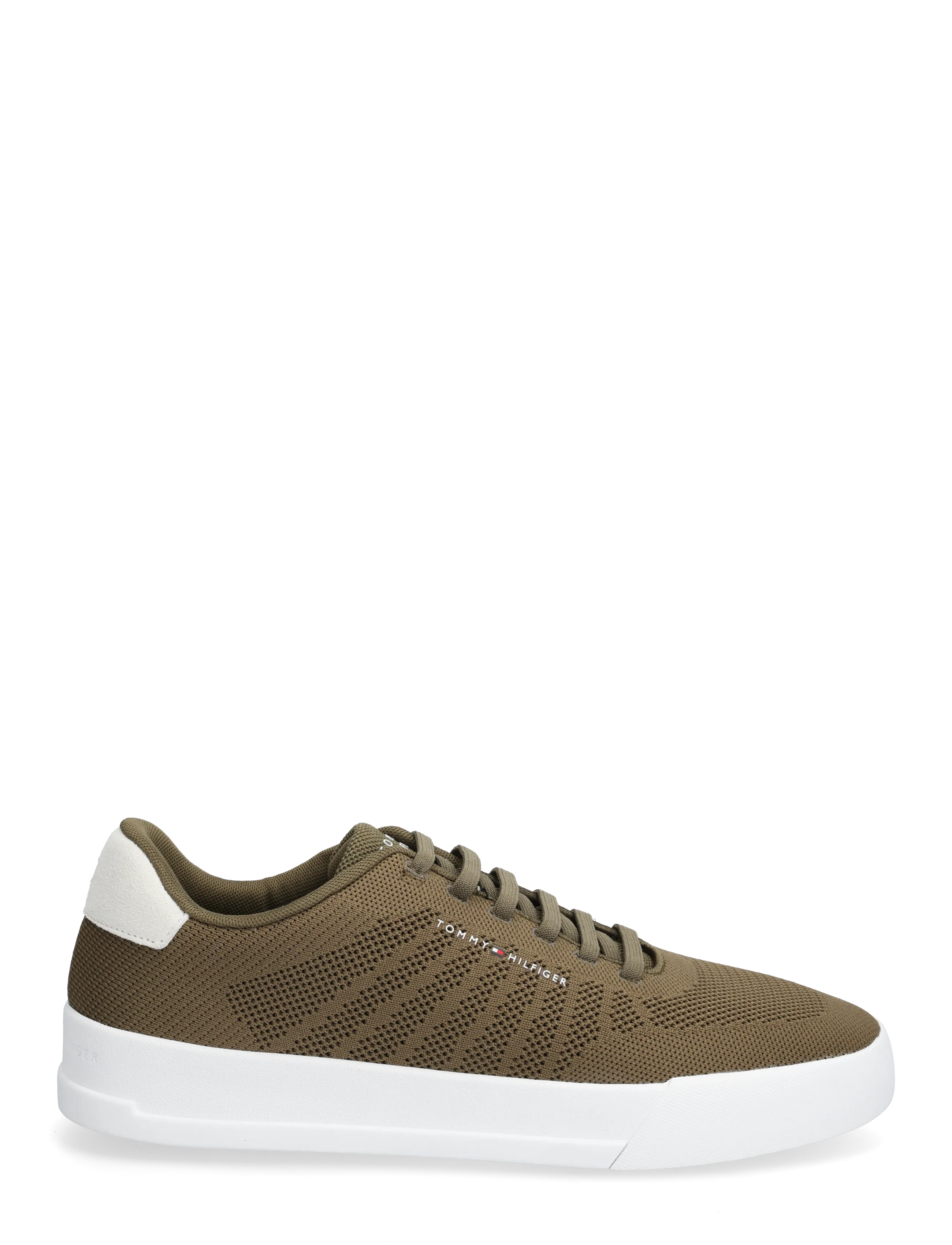 Tommy Hilfiger - TH COURT KNIT - lave sneakers - willow green - 1