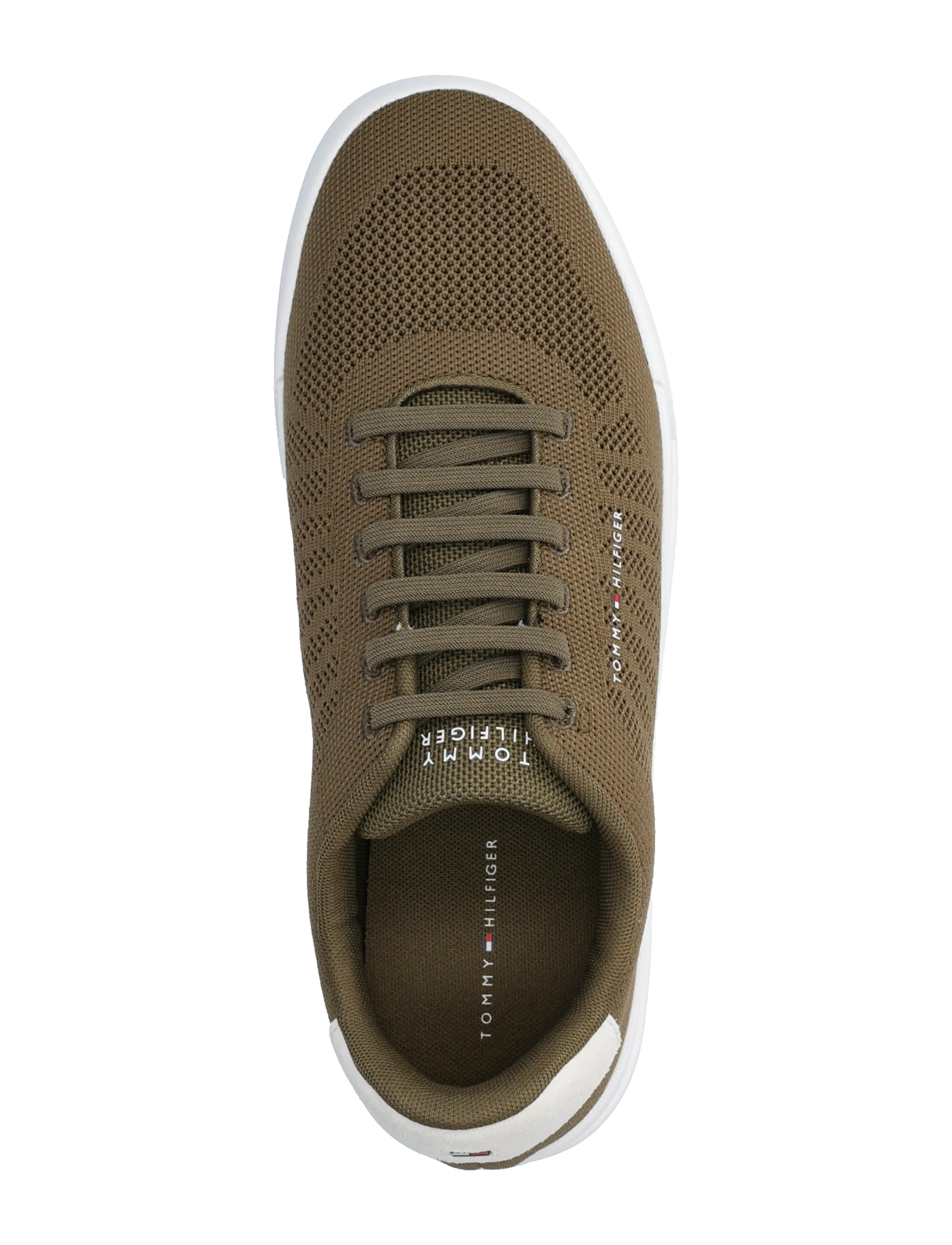 Tommy Hilfiger - TH COURT KNIT - lave sneakers - willow green - 3