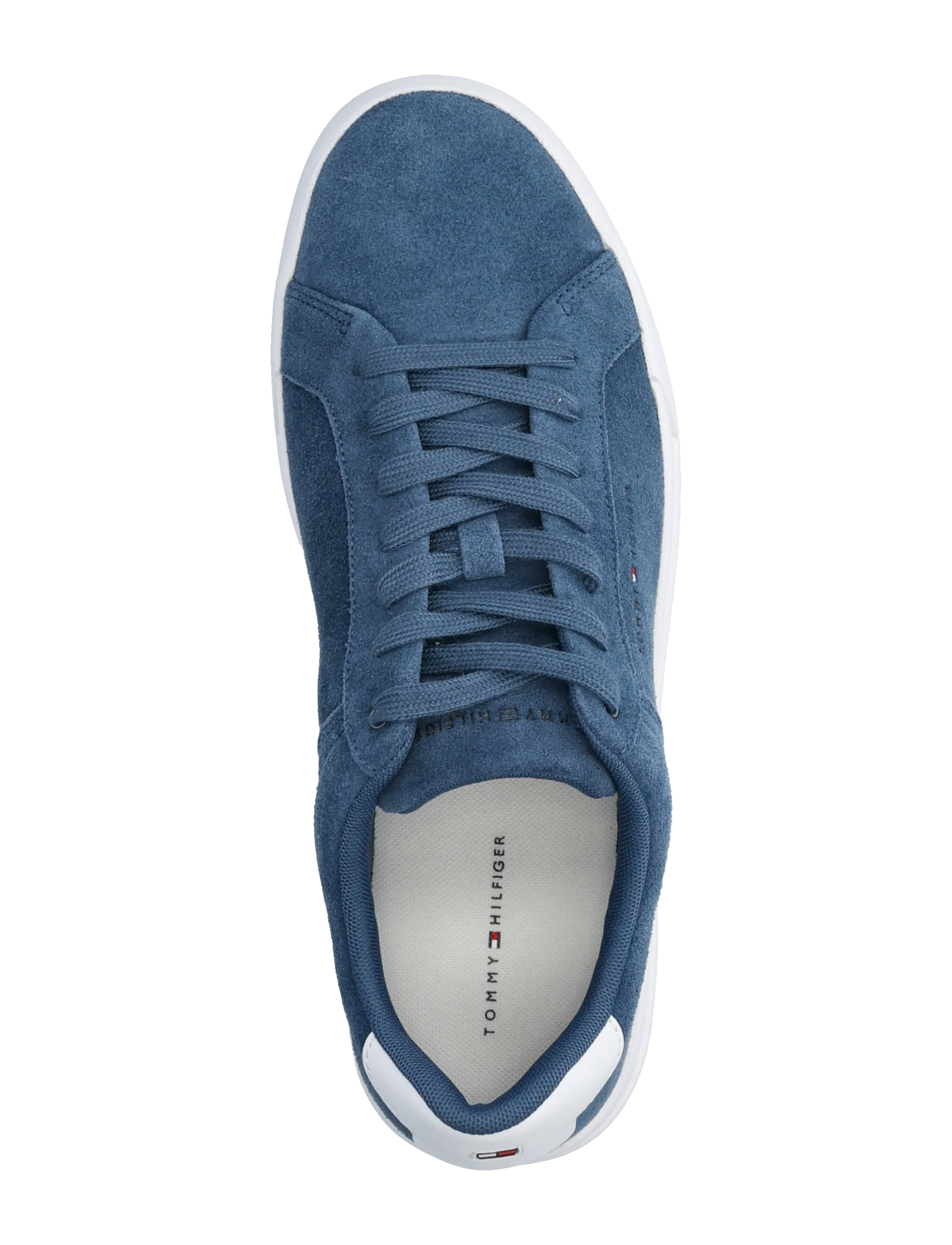 Tommy Hilfiger - TH COURT SUEDE - lave sneakers - aegean sea - 3