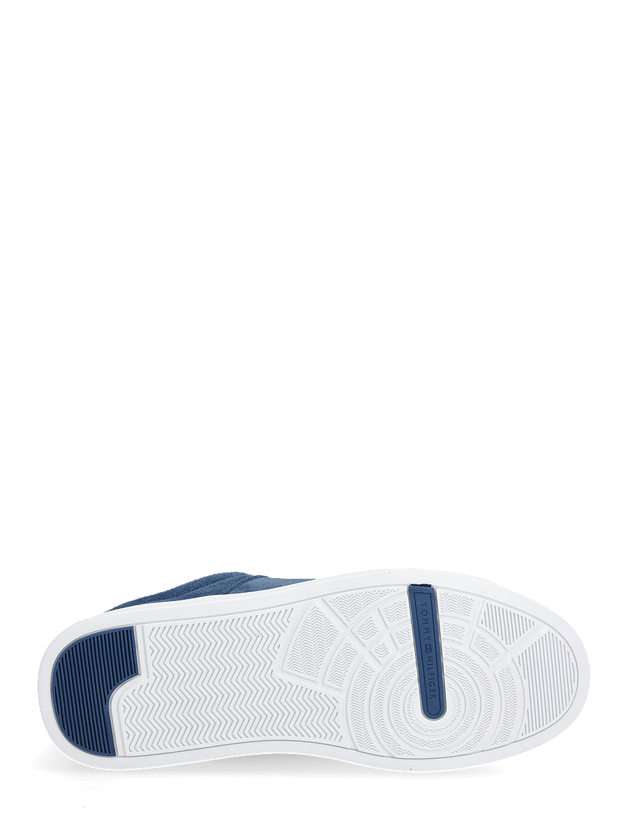 Tommy Hilfiger - TH COURT SUEDE - niedriger schnitt - aegean sea - 4