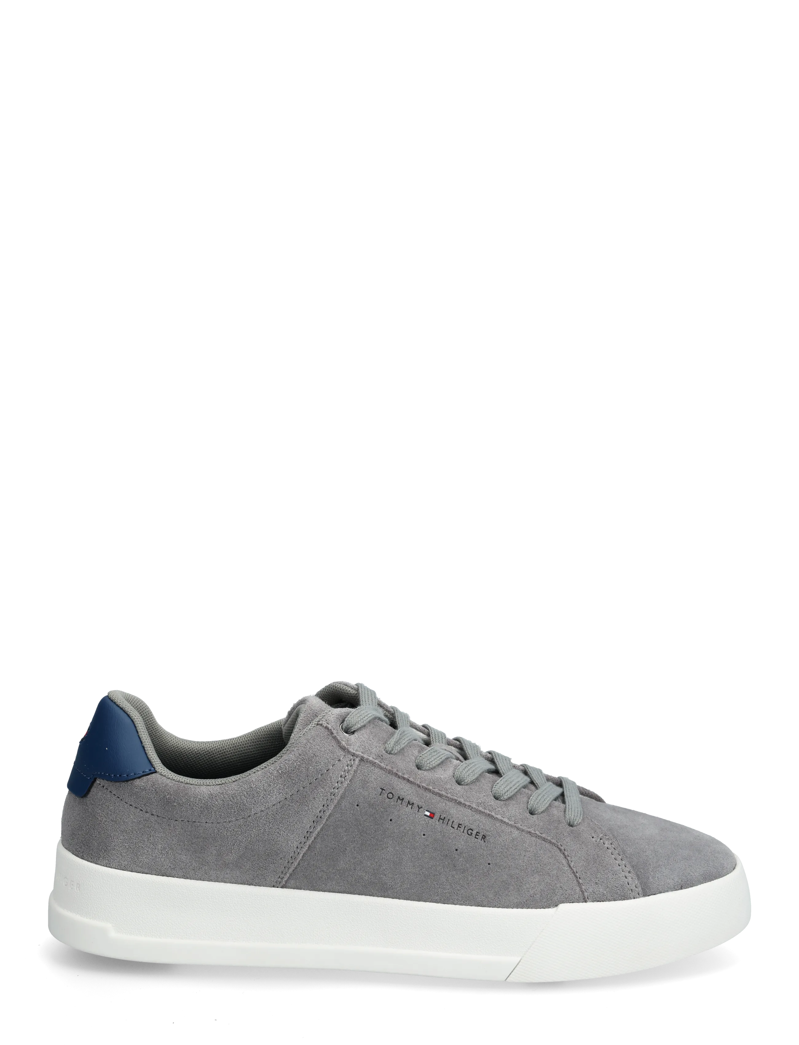 Tommy Hilfiger - TH COURT SUEDE - niedriger schnitt - universal grey - 1