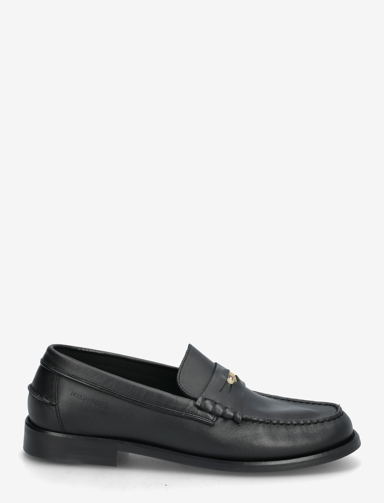 Tommy Hilfiger - HILFIGER PENNY CRUST LTH LOAFER - osta olukorra järgi - black - 1