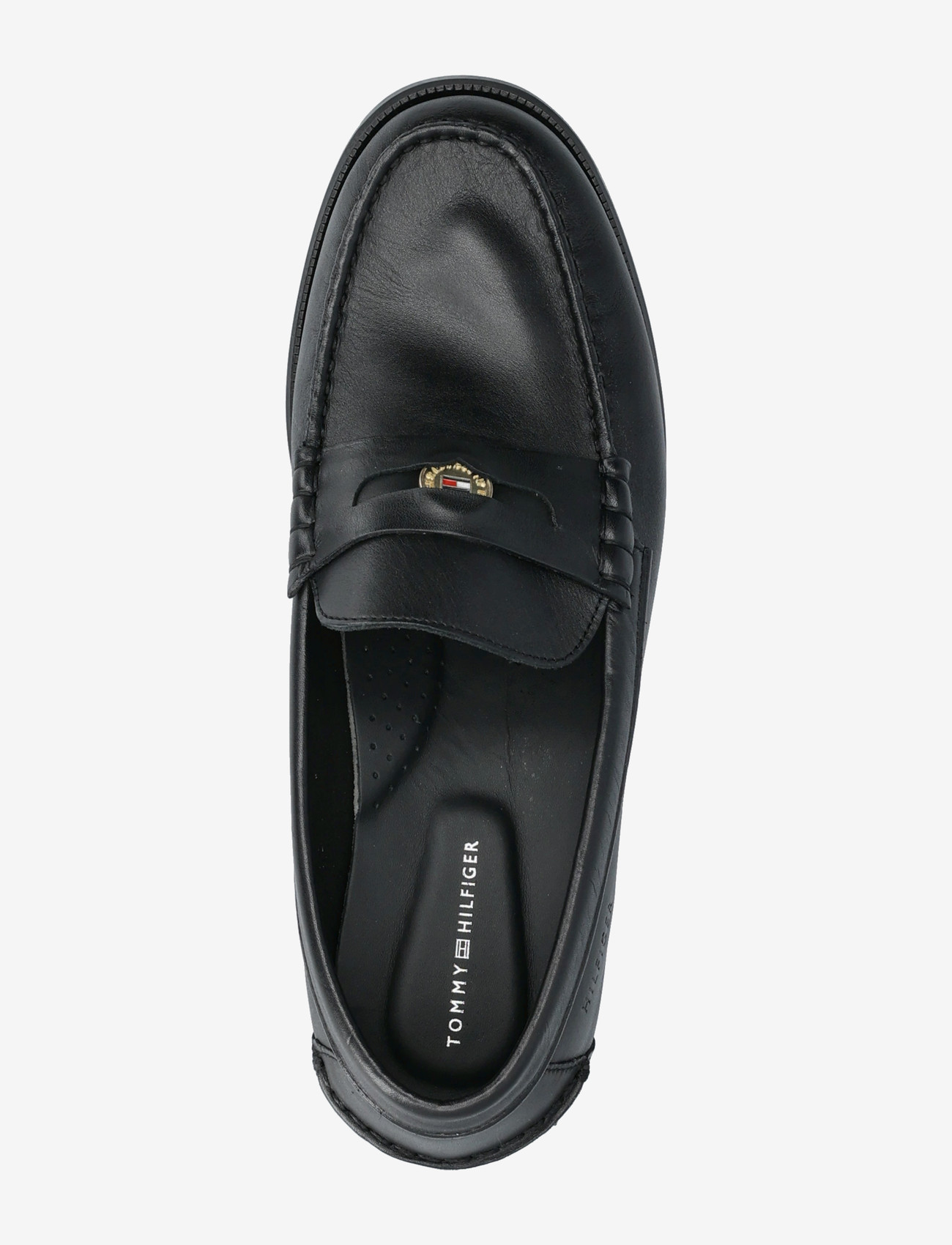 Tommy Hilfiger - HILFIGER PENNY CRUST LTH LOAFER - osta olukorra järgi - black - 3