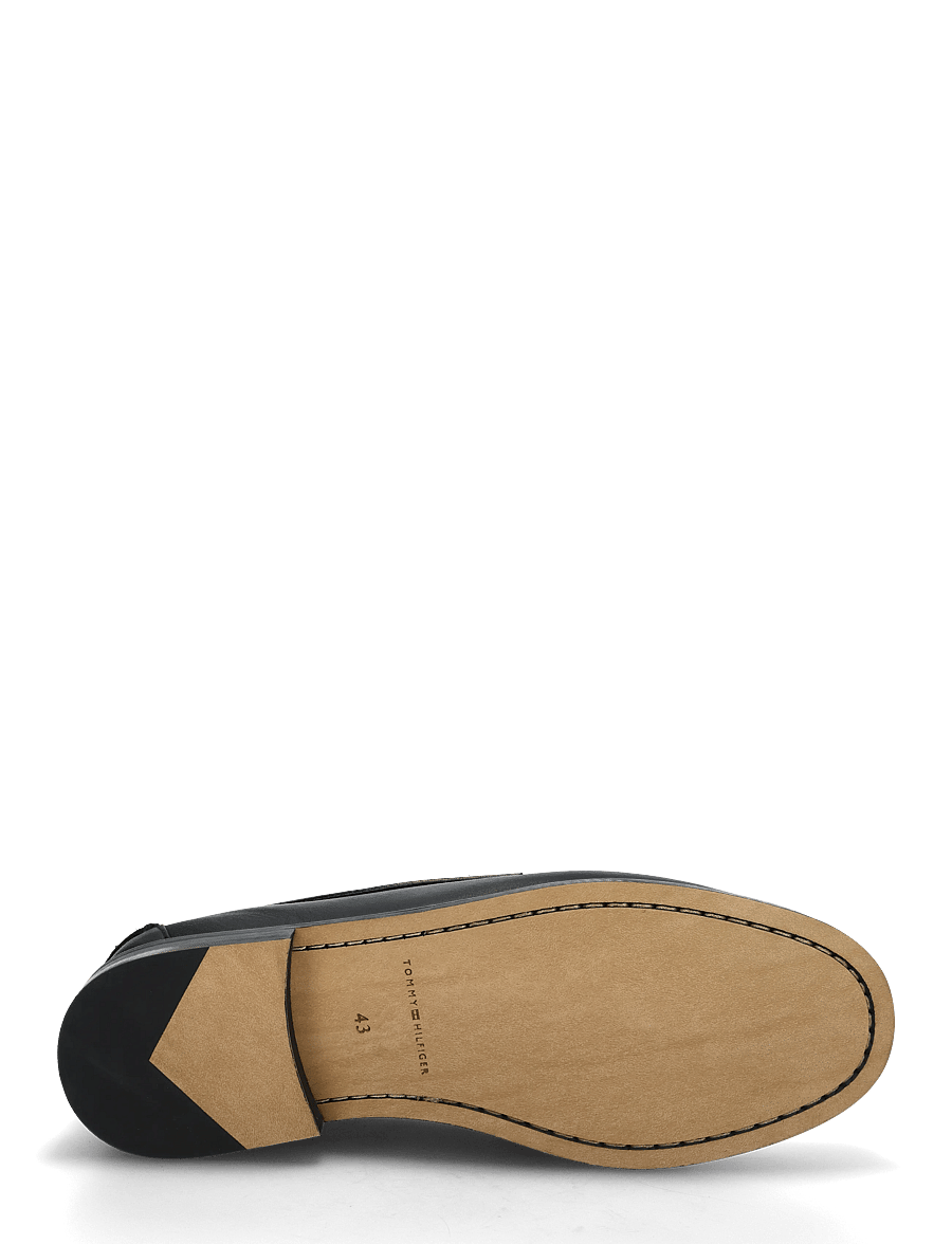 Tommy Hilfiger - HILFIGER PENNY CRUST LTH LOAFER - osta olukorra järgi - black - 4