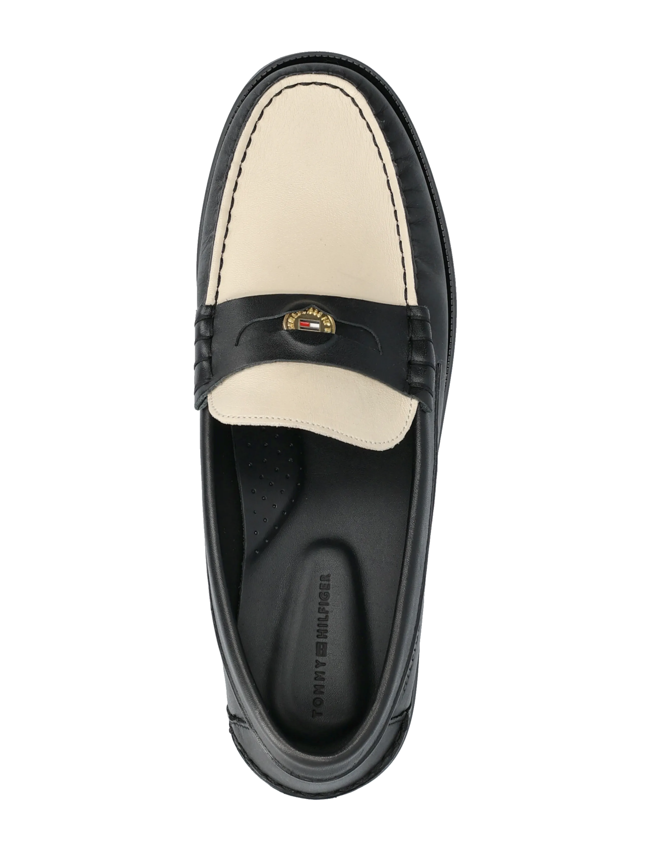 Tommy Hilfiger - HILFIGER PENNY CRUST LTH LOAFER - shop efter anledning - blackwhite - 3
