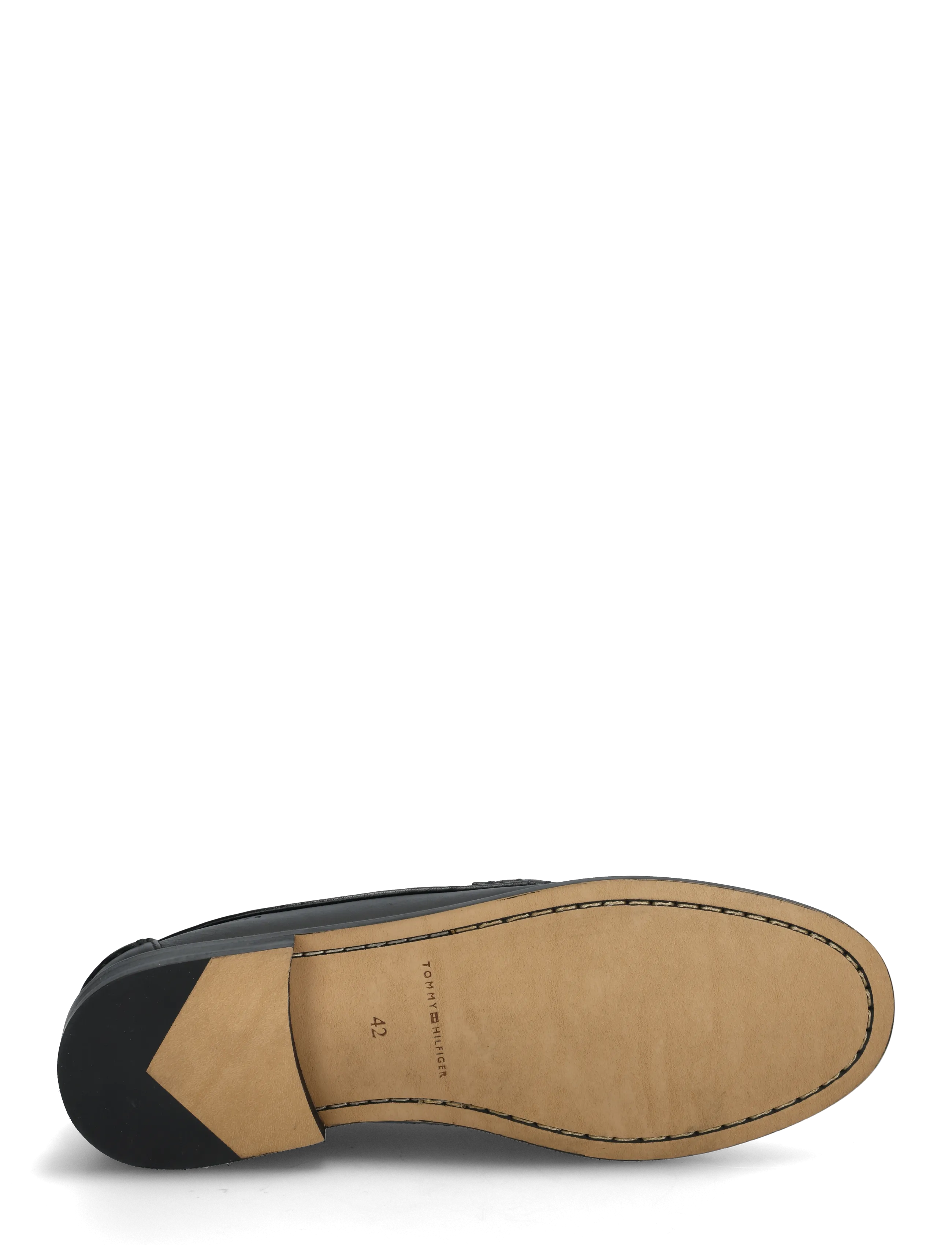 Tommy Hilfiger - HILFIGER PENNY CRUST LTH LOAFER - shop efter anledning - blackwhite - 4