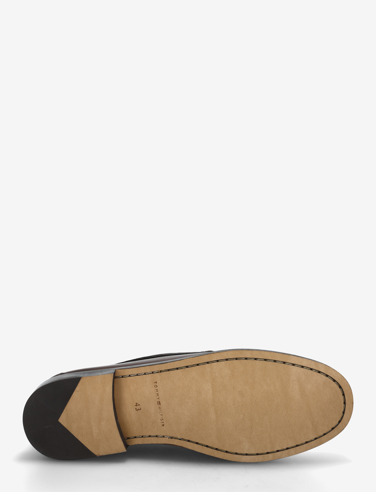 Tommy Hilfiger - HILFIGER PENNY CRUST LTH LOAFER - osta olukorra järgi - dark mocha - 4