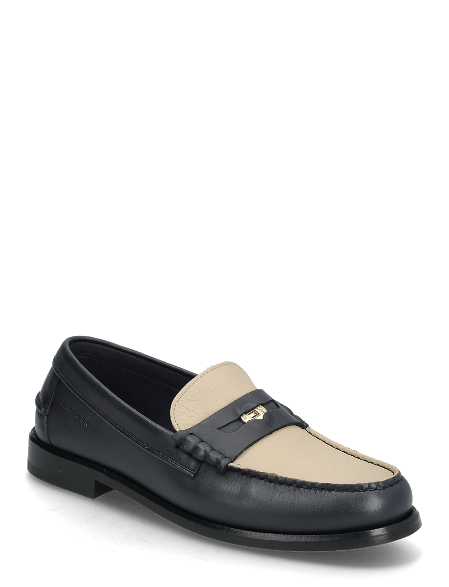 Tommy Hilfiger - HILFIGER PENNY CRUST LTH LOAFER - nach anlass kaufen - desert sky - 1