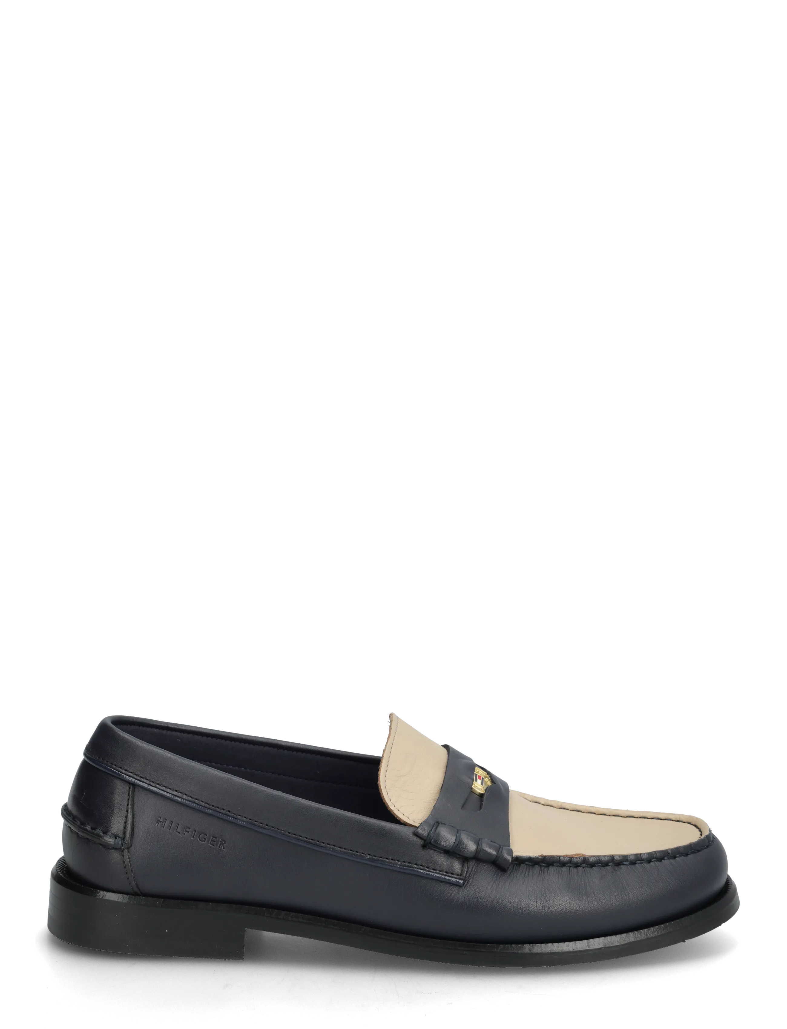 Tommy Hilfiger - HILFIGER PENNY CRUST LTH LOAFER - osta olukorra järgi - desert sky - 1