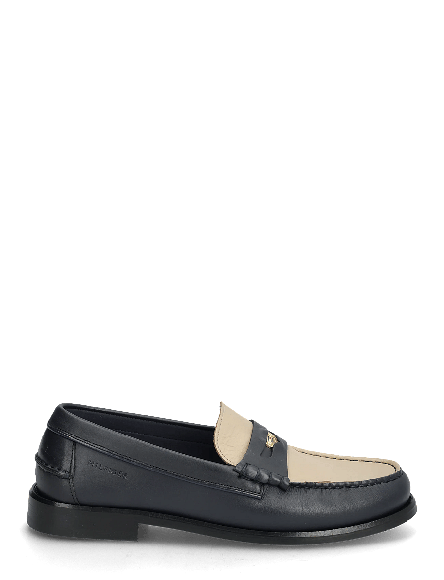 Tommy Hilfiger - HILFIGER PENNY CRUST LTH LOAFER - nach anlass kaufen - desert sky - 2