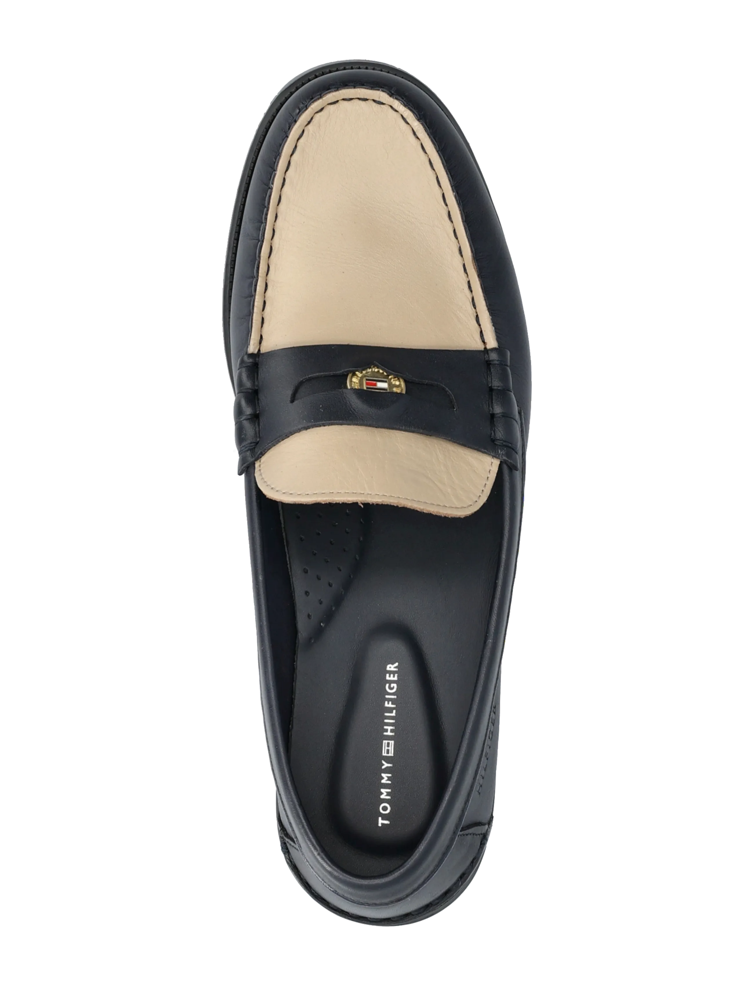 Tommy Hilfiger - HILFIGER PENNY CRUST LTH LOAFER - osta olukorra järgi - desert sky - 3