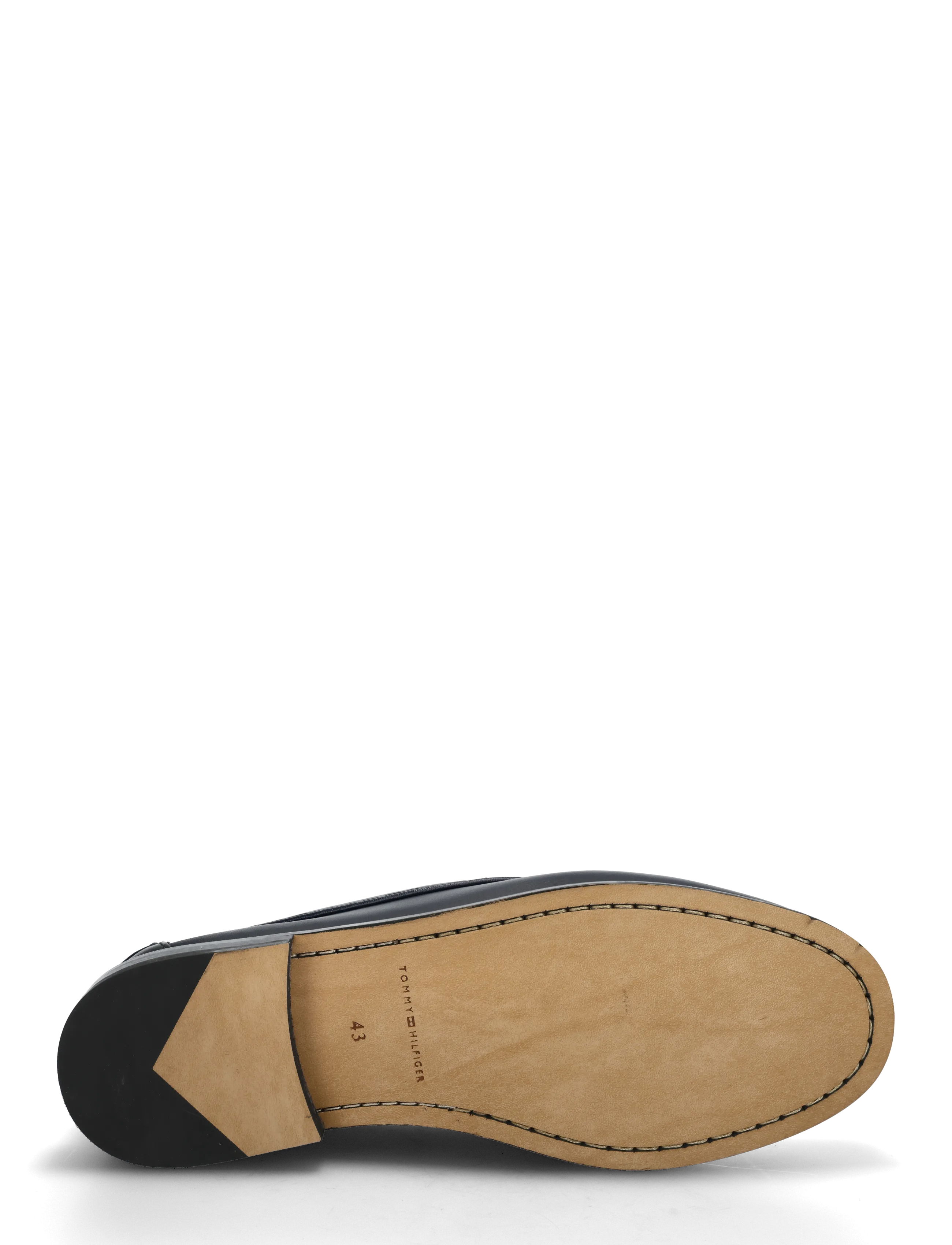 Tommy Hilfiger - HILFIGER PENNY CRUST LTH LOAFER - osta olukorra järgi - desert sky - 4