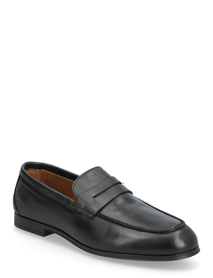 Tommy Hilfiger - FLEXIBLE SLIM LEATHER LOAFER - osta olukorra järgi - black - 0