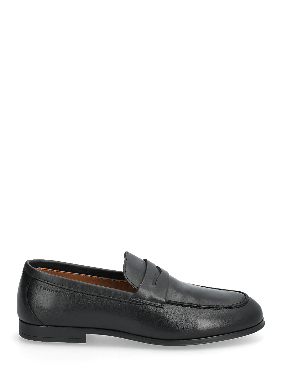 Tommy Hilfiger - FLEXIBLE SLIM LEATHER LOAFER - osta olukorra järgi - black - 1