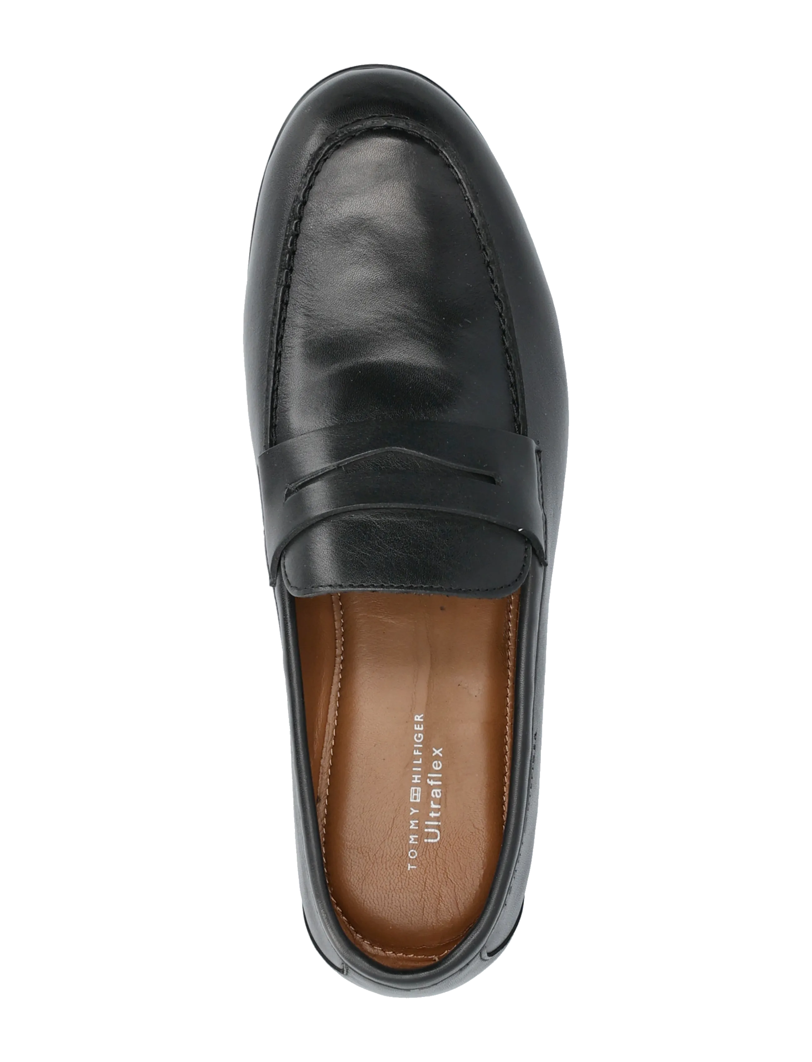 Tommy Hilfiger - FLEXIBLE SLIM  LEATHER LOAFER - nach anlass kaufen - black - 3
