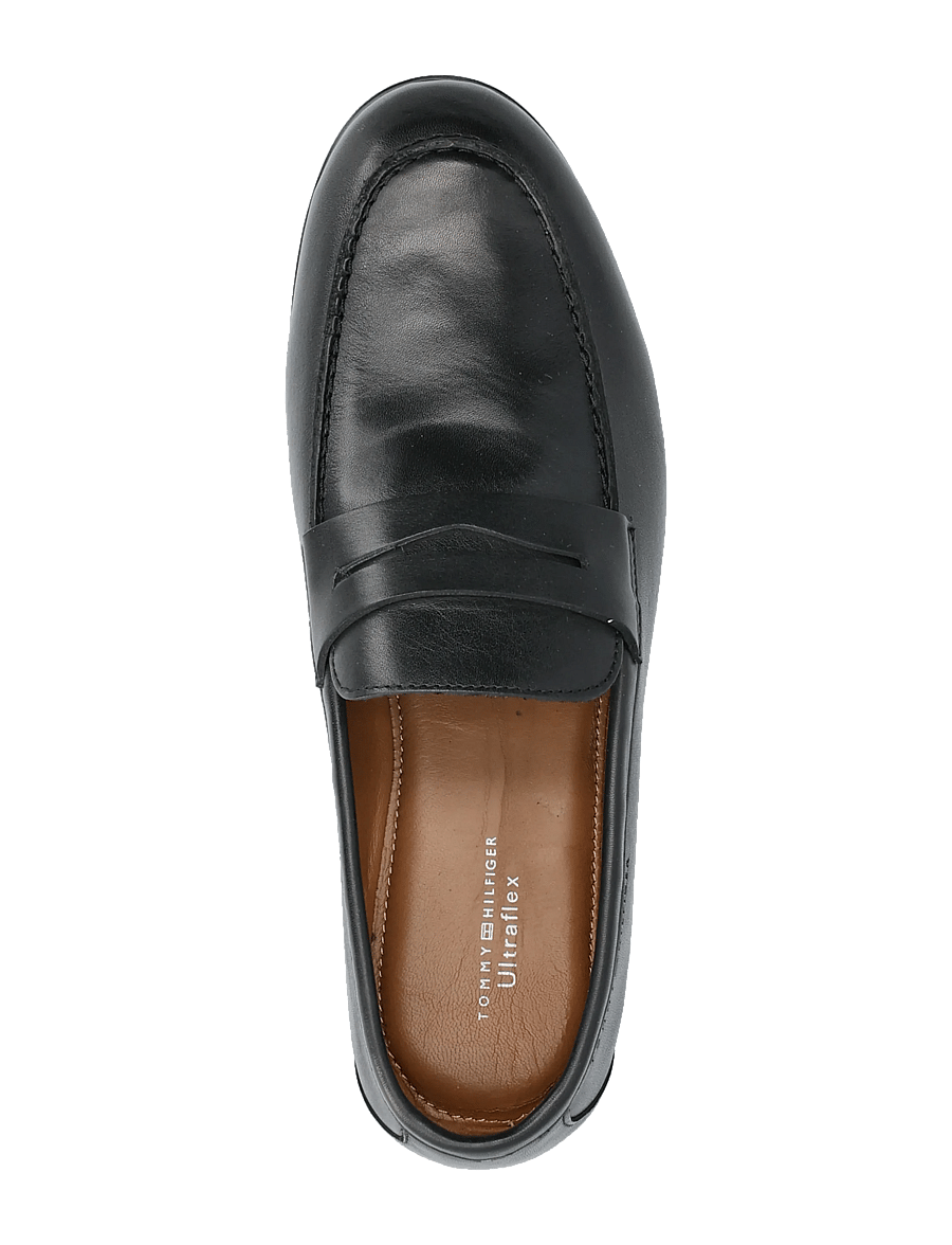 Tommy Hilfiger - FLEXIBLE SLIM LEATHER LOAFER - osta olukorra järgi - black - 3