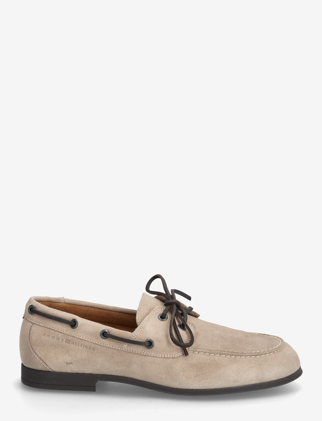 Tommy Hilfiger - FLEXIBLE SLIM SUEDE BOAT SHOE - nach anlass kaufen - coastal taupe - 1