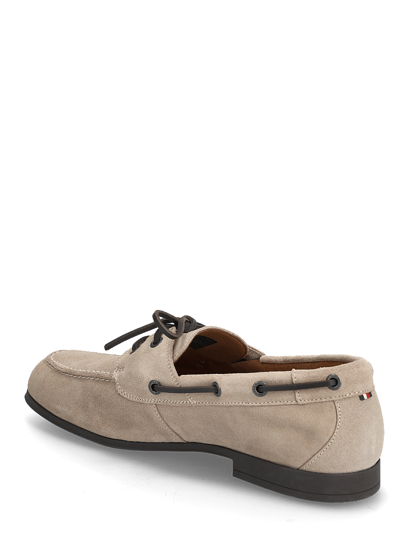 Tommy Hilfiger - FLEXIBLE SLIM SUEDE BOAT SHOE - nach anlass kaufen - coastal taupe - 2