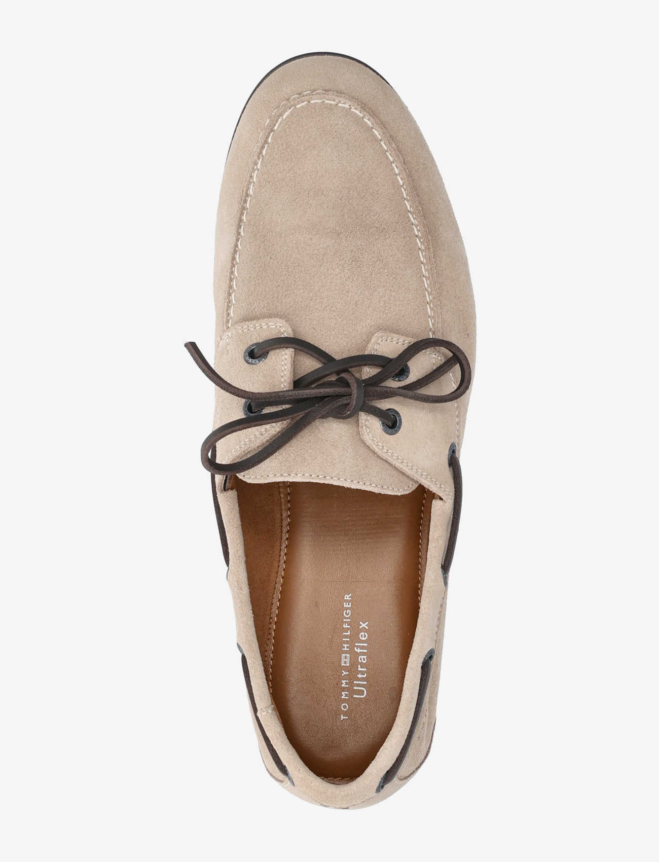 Tommy Hilfiger - FLEXIBLE SLIM SUEDE BOAT SHOE - nach anlass kaufen - coastal taupe - 3
