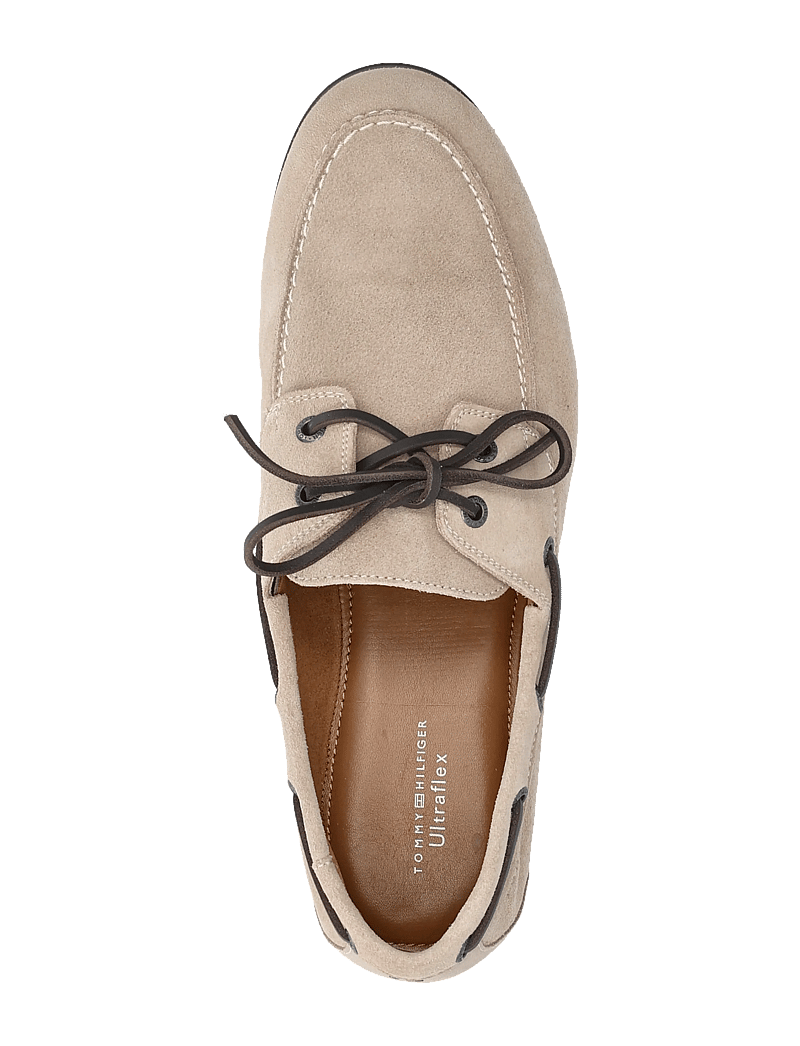 Tommy Hilfiger - FLEXIBLE SLIM SUEDE BOAT SHOE - nach anlass kaufen - coastal taupe - 3