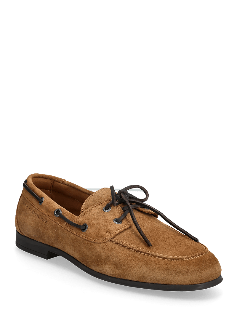 Tommy Hilfiger - FLEXIBLE SLIM SUEDE BOAT SHOE - nach anlass kaufen - coconut grove - 0