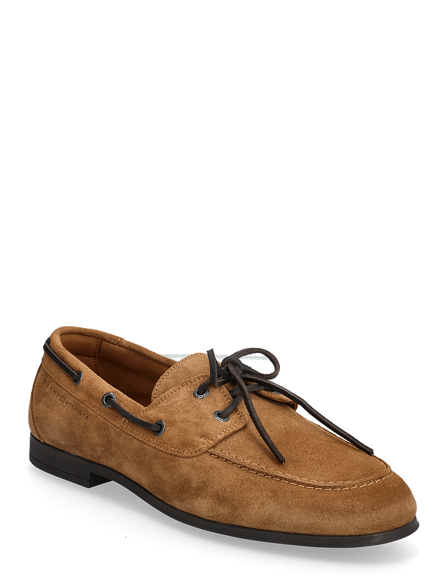 Tommy Hilfiger - FLEXIBLE SLIM SUEDE BOAT SHOE - shop efter anledning - coconut grove - 0