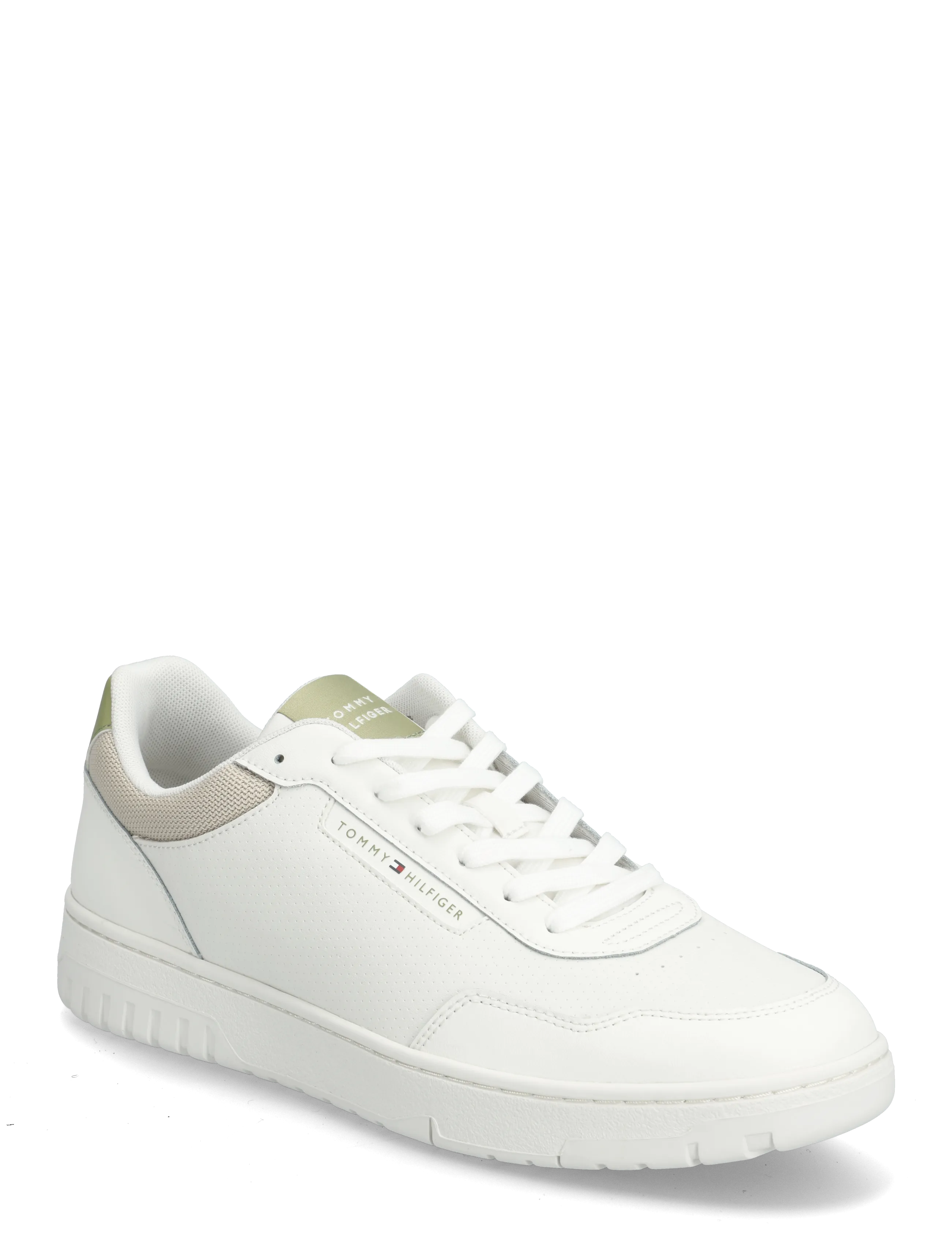 Tommy Hilfiger BASKET CORE LITE LTH - Sko - ECRU / white
