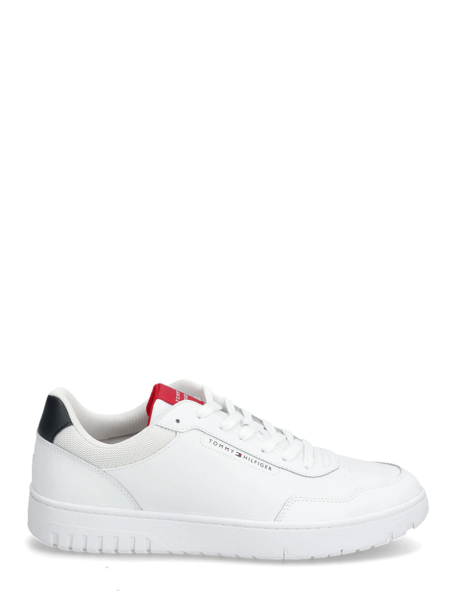 Tommy Hilfiger - BASKET CORE LITE LTH - lave sneakers - white - 1