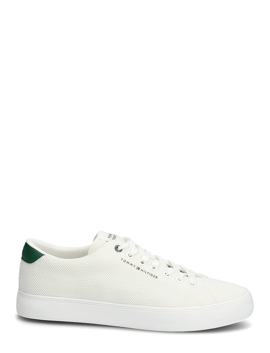 Tommy Hilfiger - TH HI VULC CORE LOW SUMMER MESH - lave sneakers - ecru street green - 1